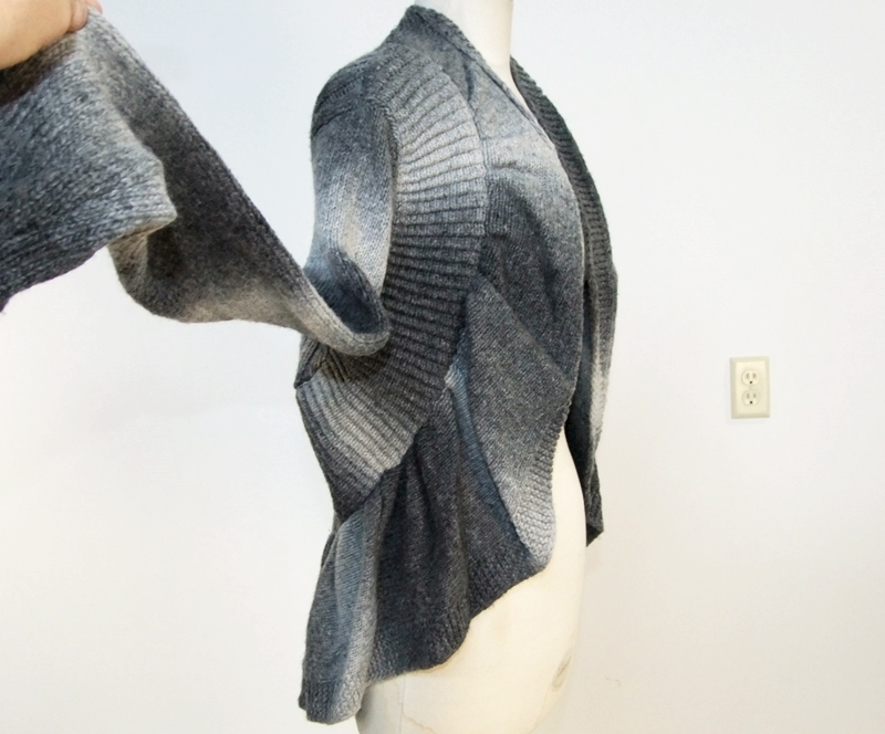  BCBG Maxazria Charcoal Knit Sweater