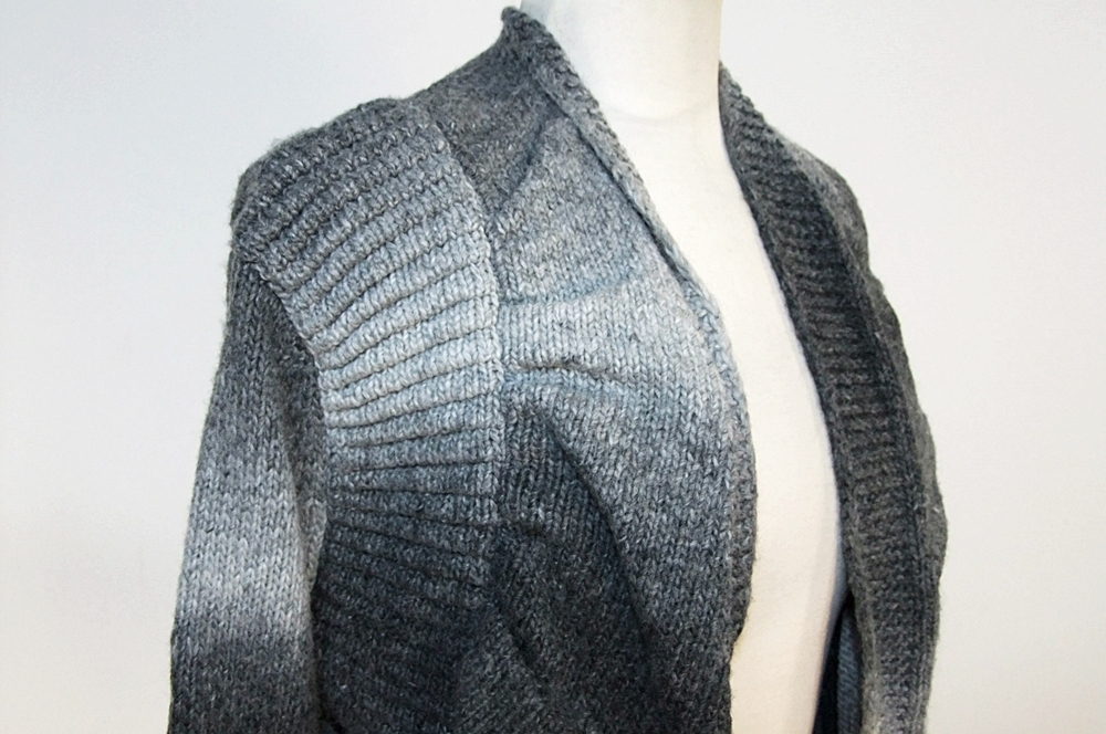  BCBG Maxazria Charcoal Knit Sweater