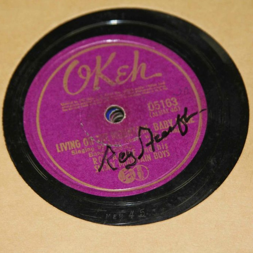 Roy Acuff Autographed Records