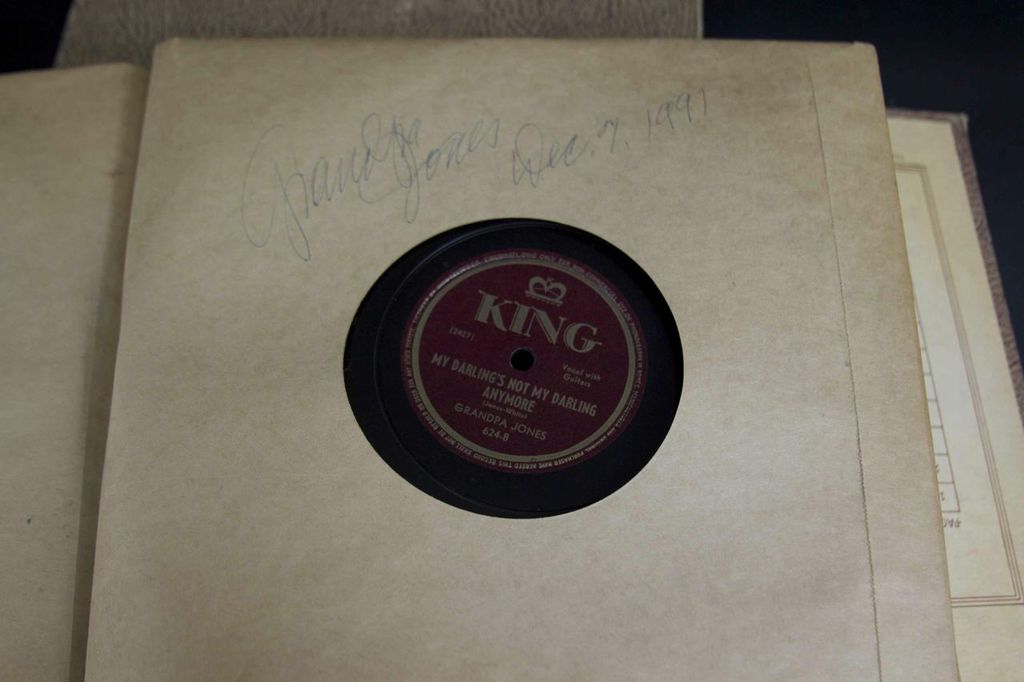 Roy Acuff Autographed Records