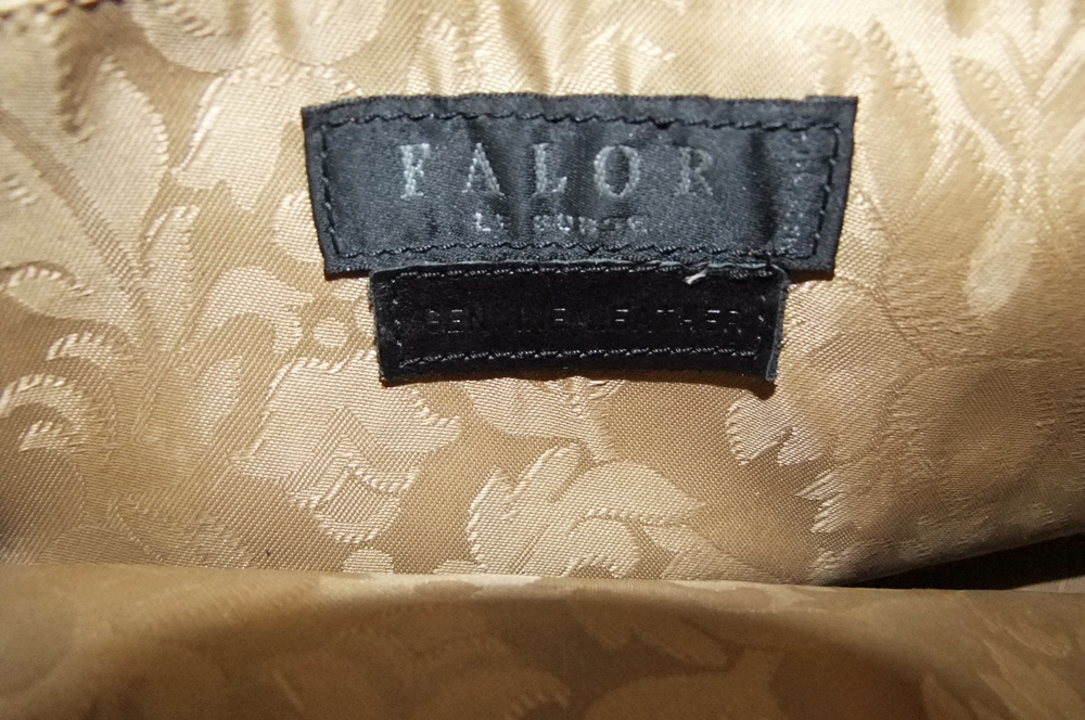  Falore Le Borse Genuine Leather And Fur Hide Handbag 