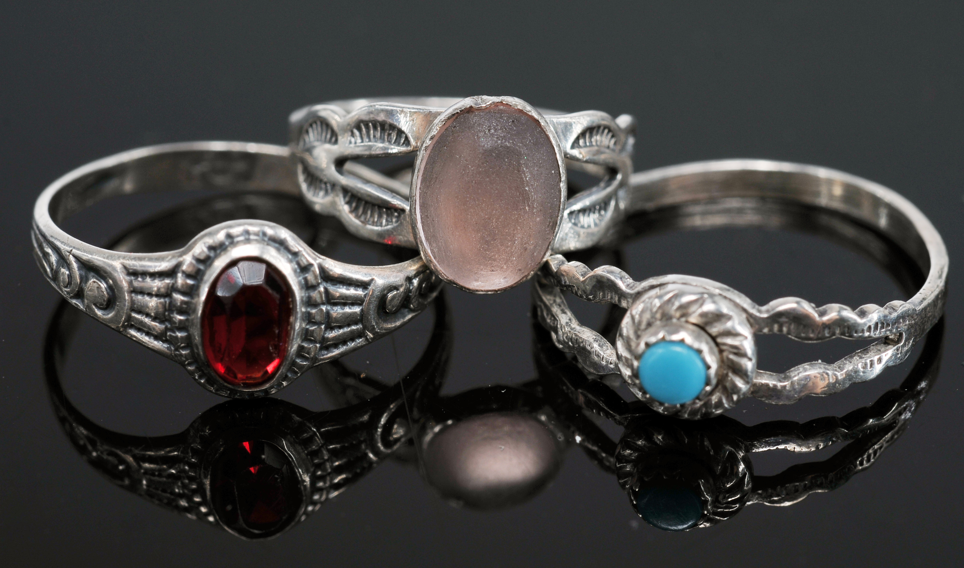 Collection Of Sterling Silver Jewelry 