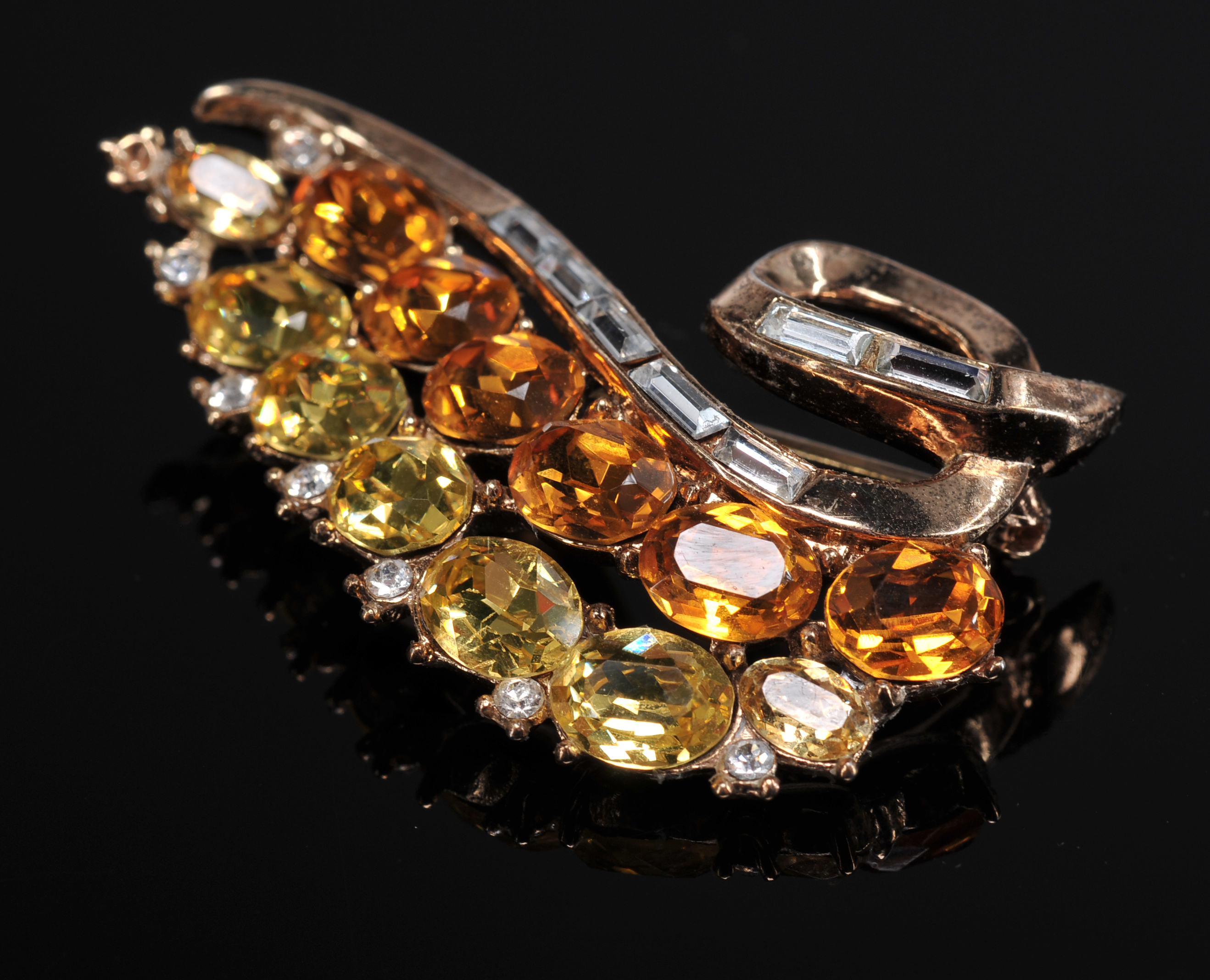 Weiss Brooch And Trifari Brooch