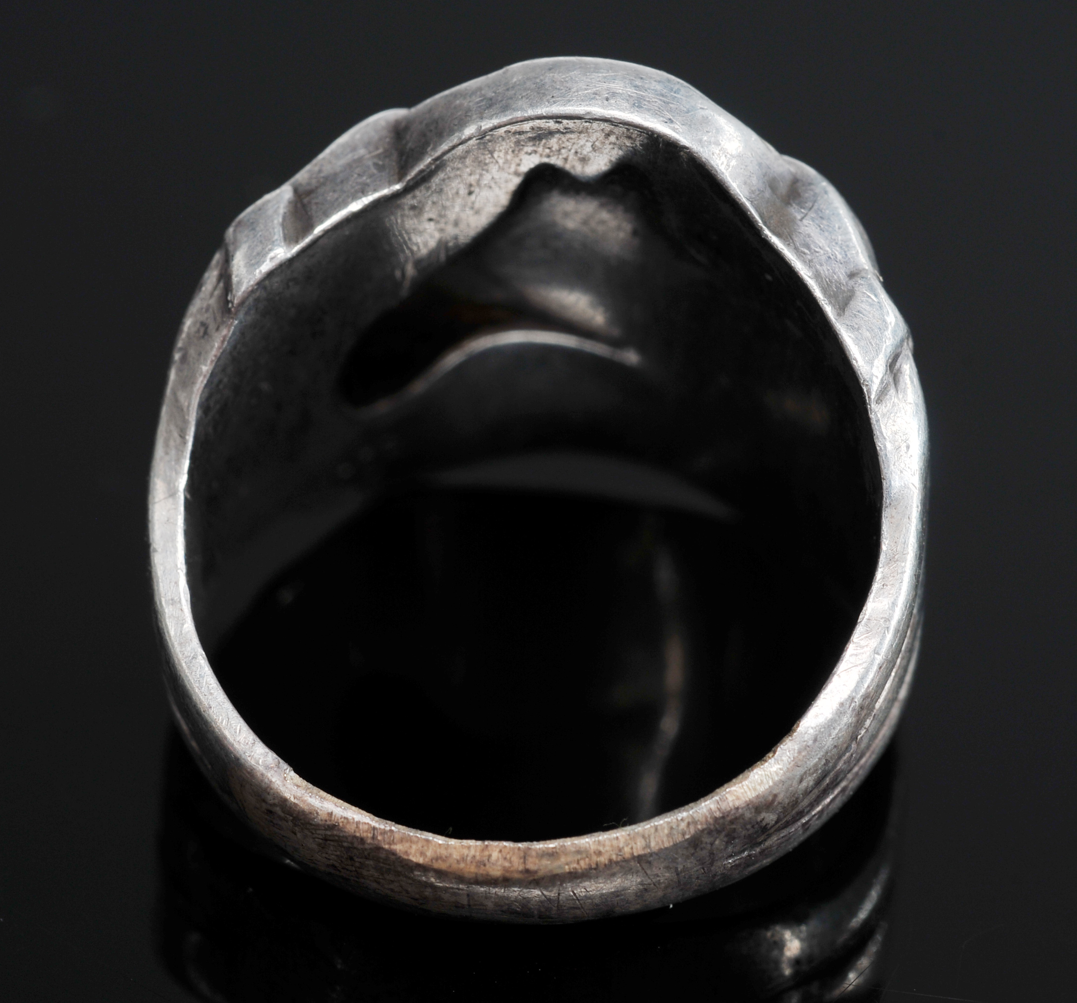 Gentleman's Sterling Silver Horse Ring 