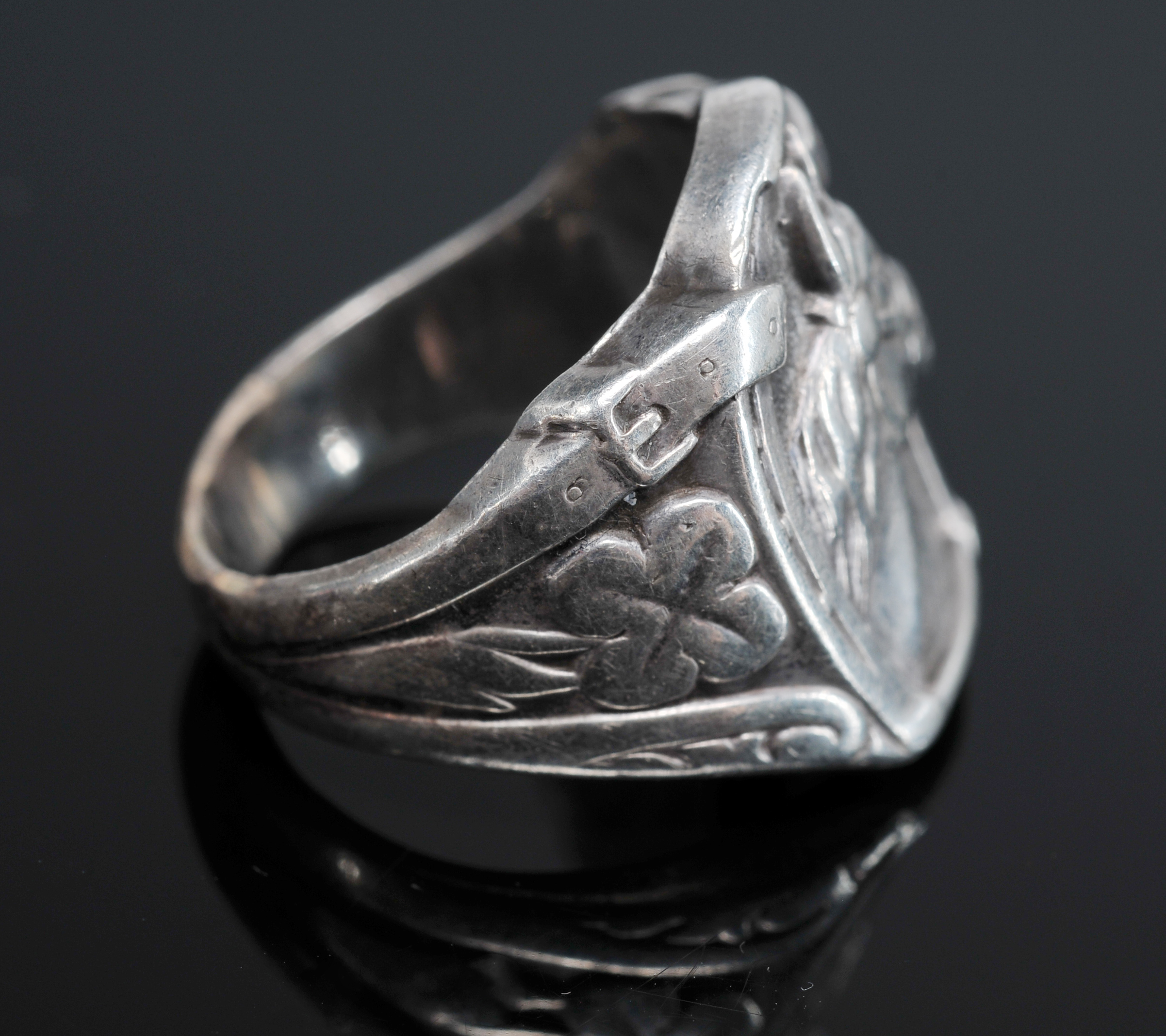 Gentleman's Sterling Silver Horse Ring 