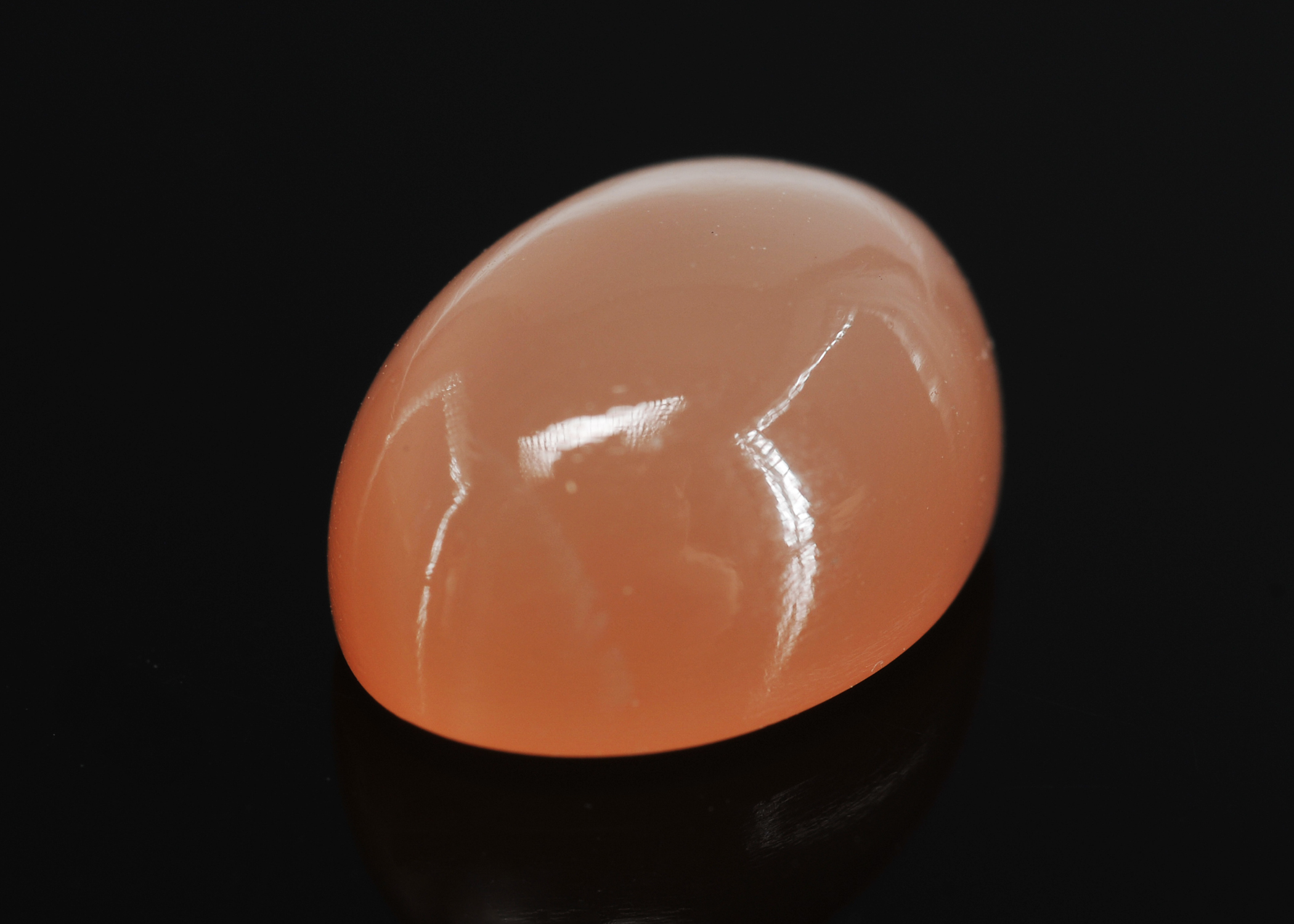7.51 carat Cat's Eye Pink Moonstone Cabachon