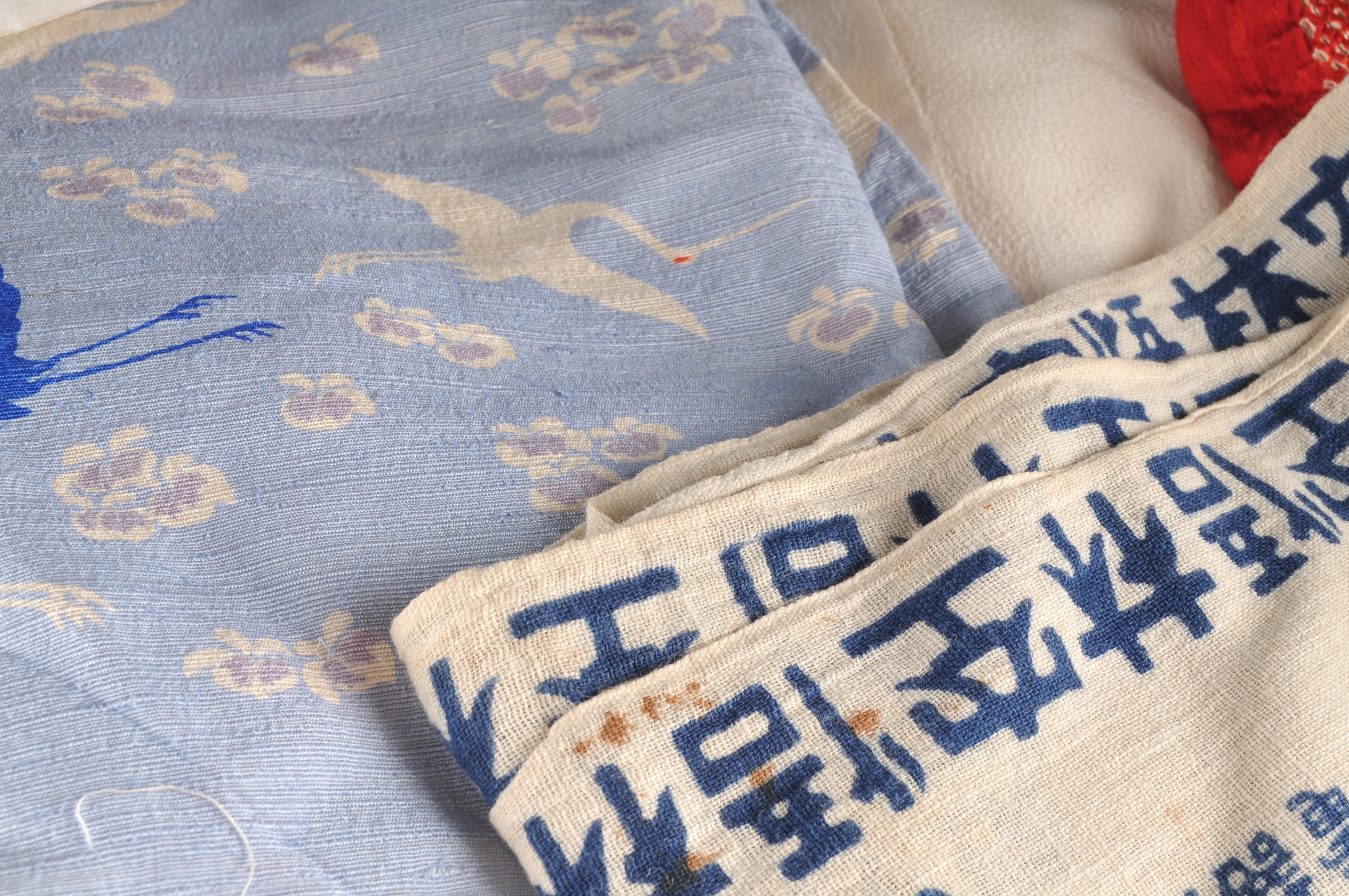Collection Of (8) Vintage Japanese Textiles 