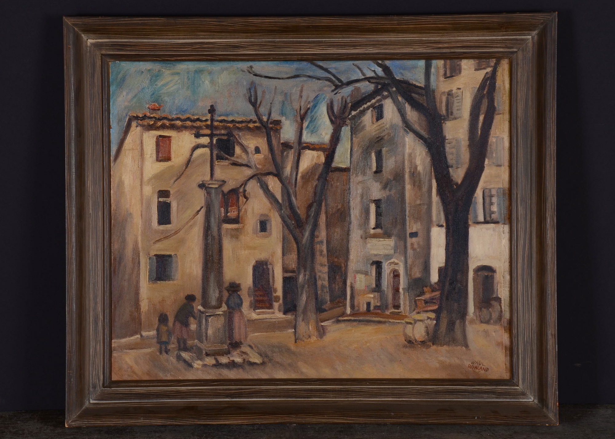 Original Paul Rohland Oil on Canvas Painting