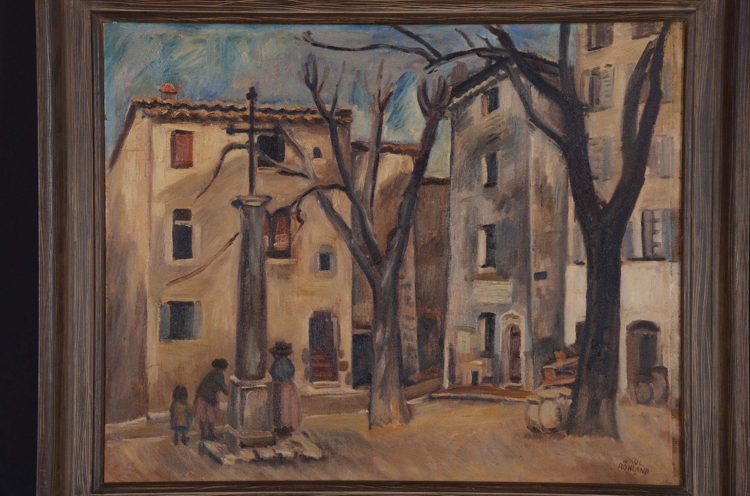 Original Paul Rohland Oil on Canvas Painting