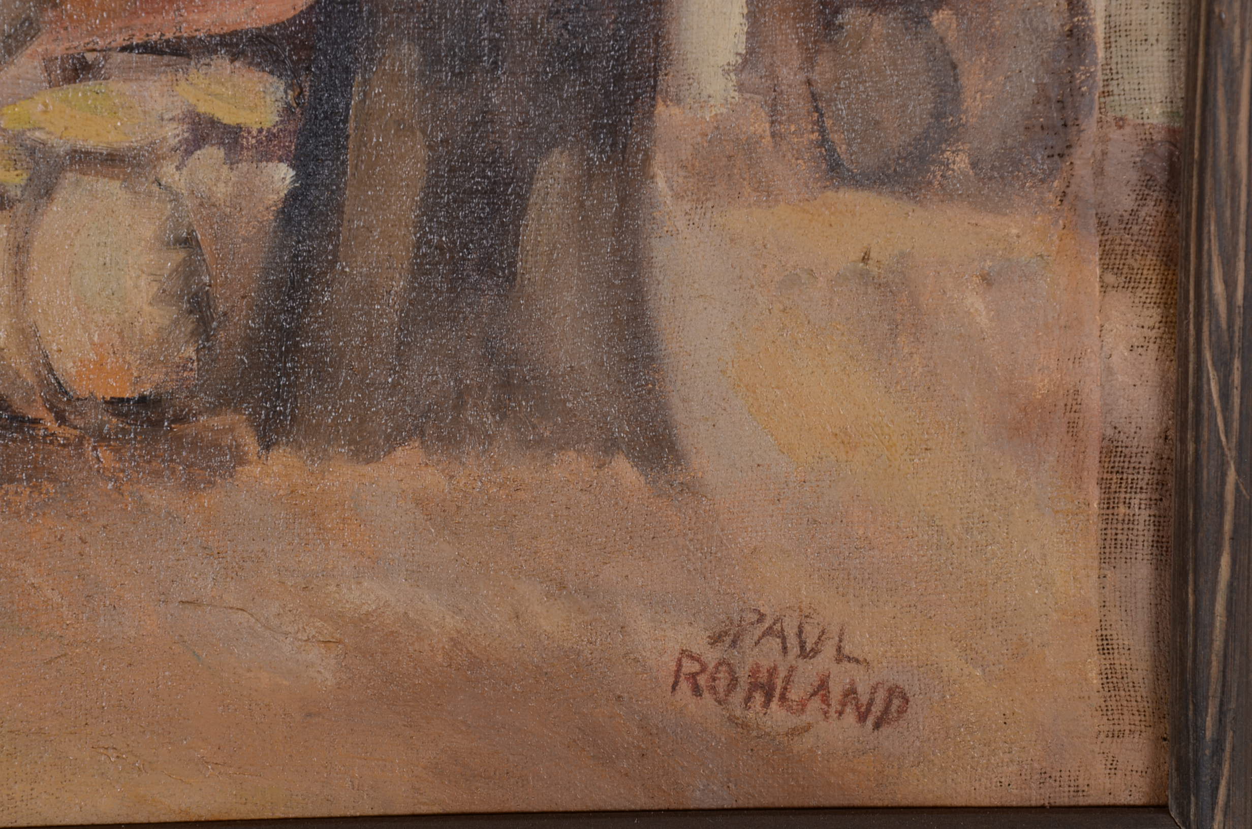 Original Paul Rohland Oil on Canvas Painting