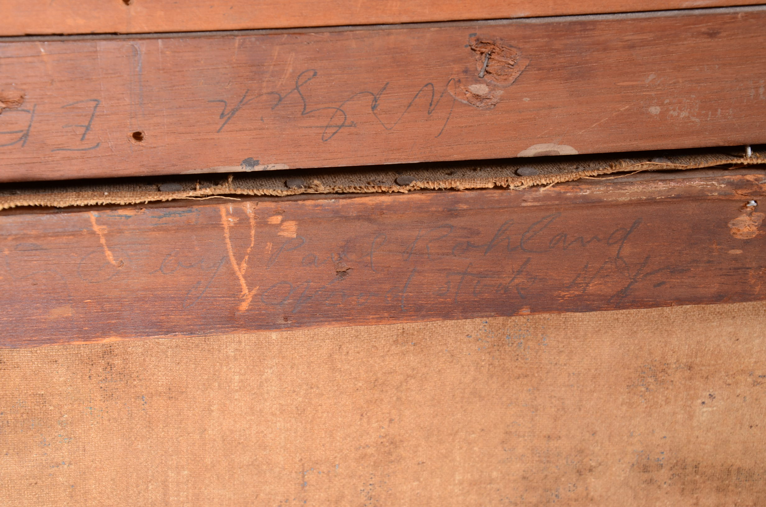 Original Paul Rohland Oil on Canvas Painting