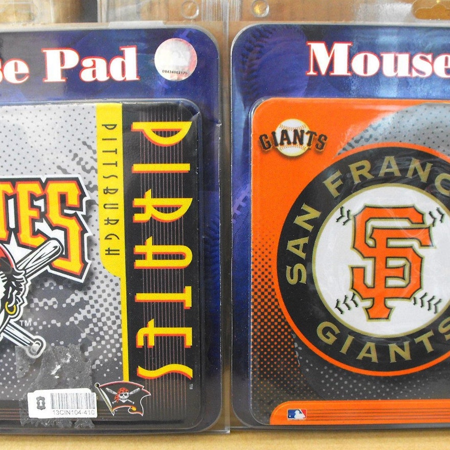 (12) MLB Computer Mouse Pads/MIP
