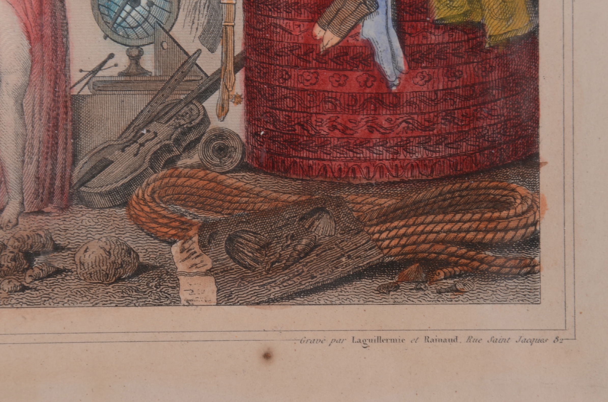 Dept. D'Indre et Loire 1854 Steel Engraved Map