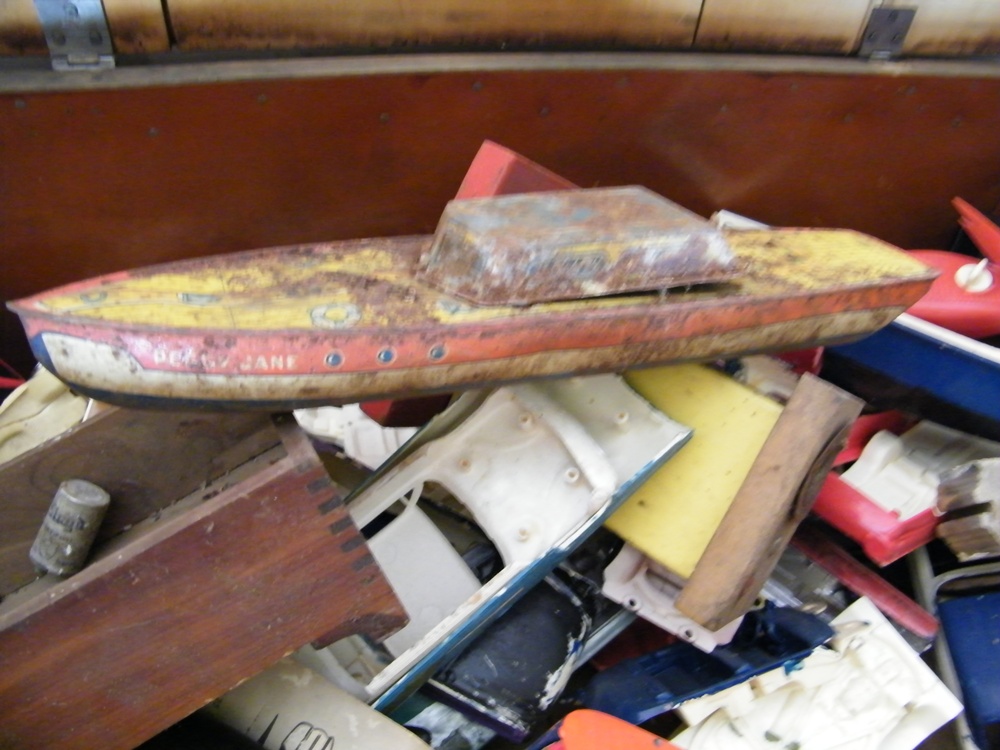 Wooden Trunk with Toys