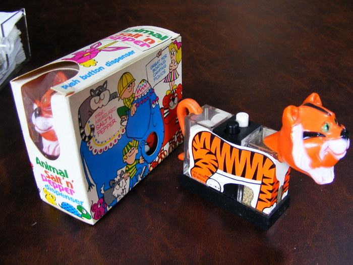 Chalkware Tiger and Vintage 1975 Cincinnati Bengals Matchbooks