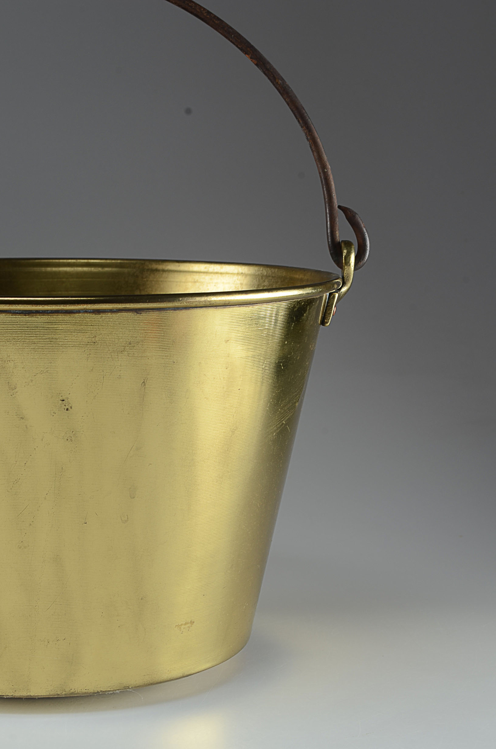 Antique Brass Bucket