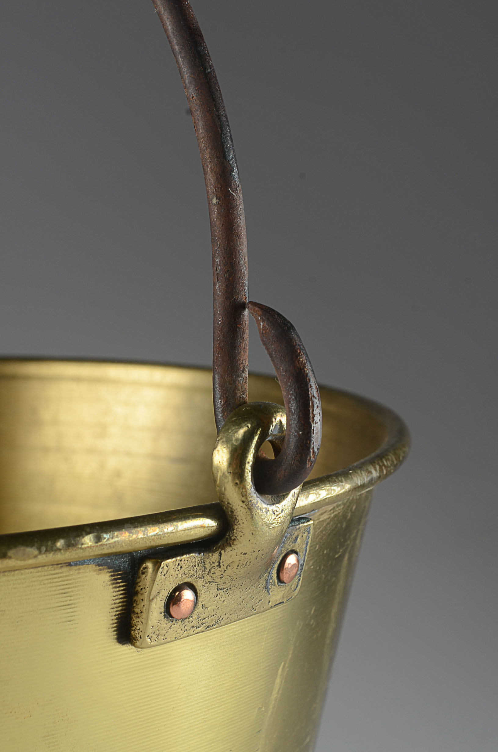 Antique Brass Bucket