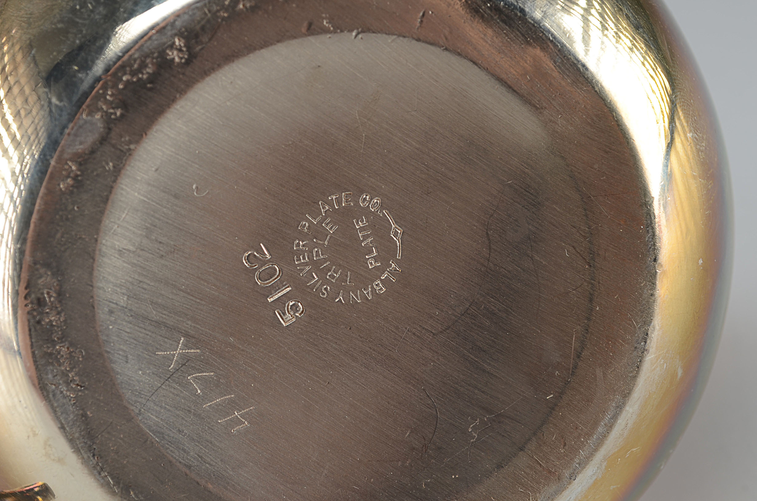 Victorian Silver Plate Cream and Sugar