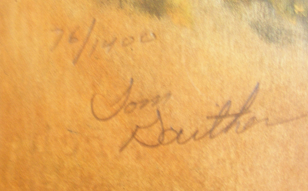 Tom Gaither Signed and Numbered Pair of Prints