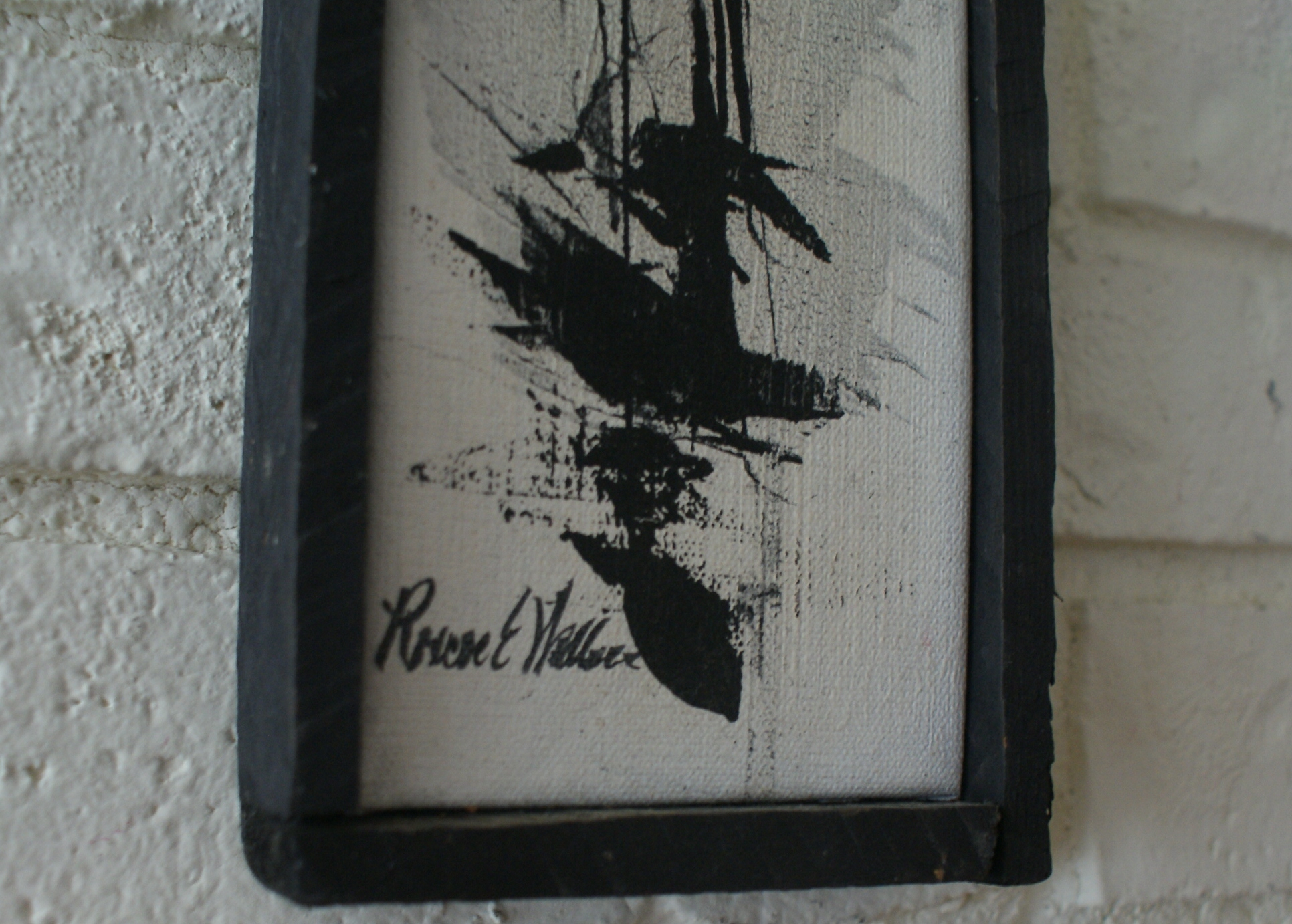 Roscoe Wallace Original Oil on Canvas Sailboat 13