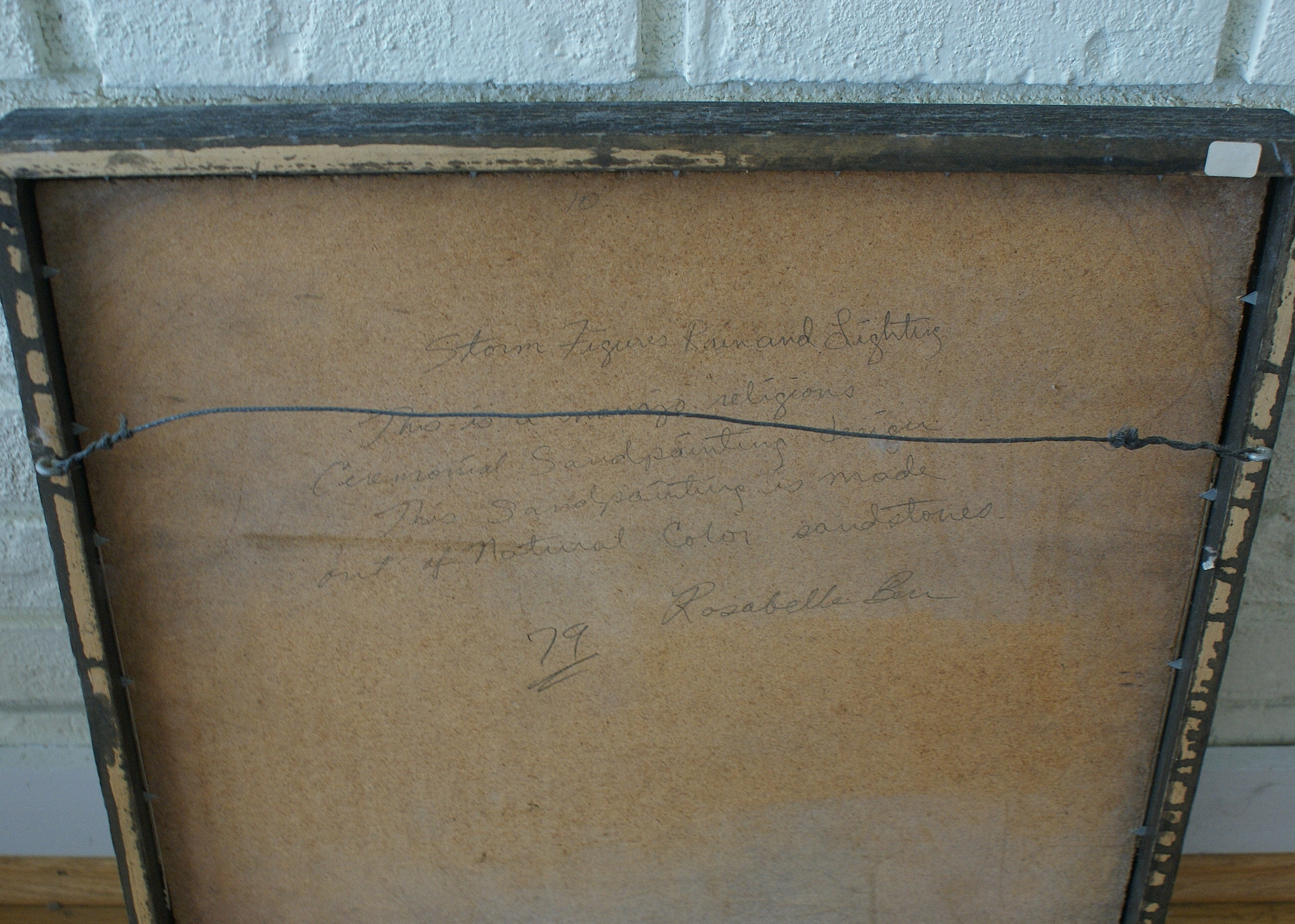 Rosabelle Berr Navajo Religious Sandpainting