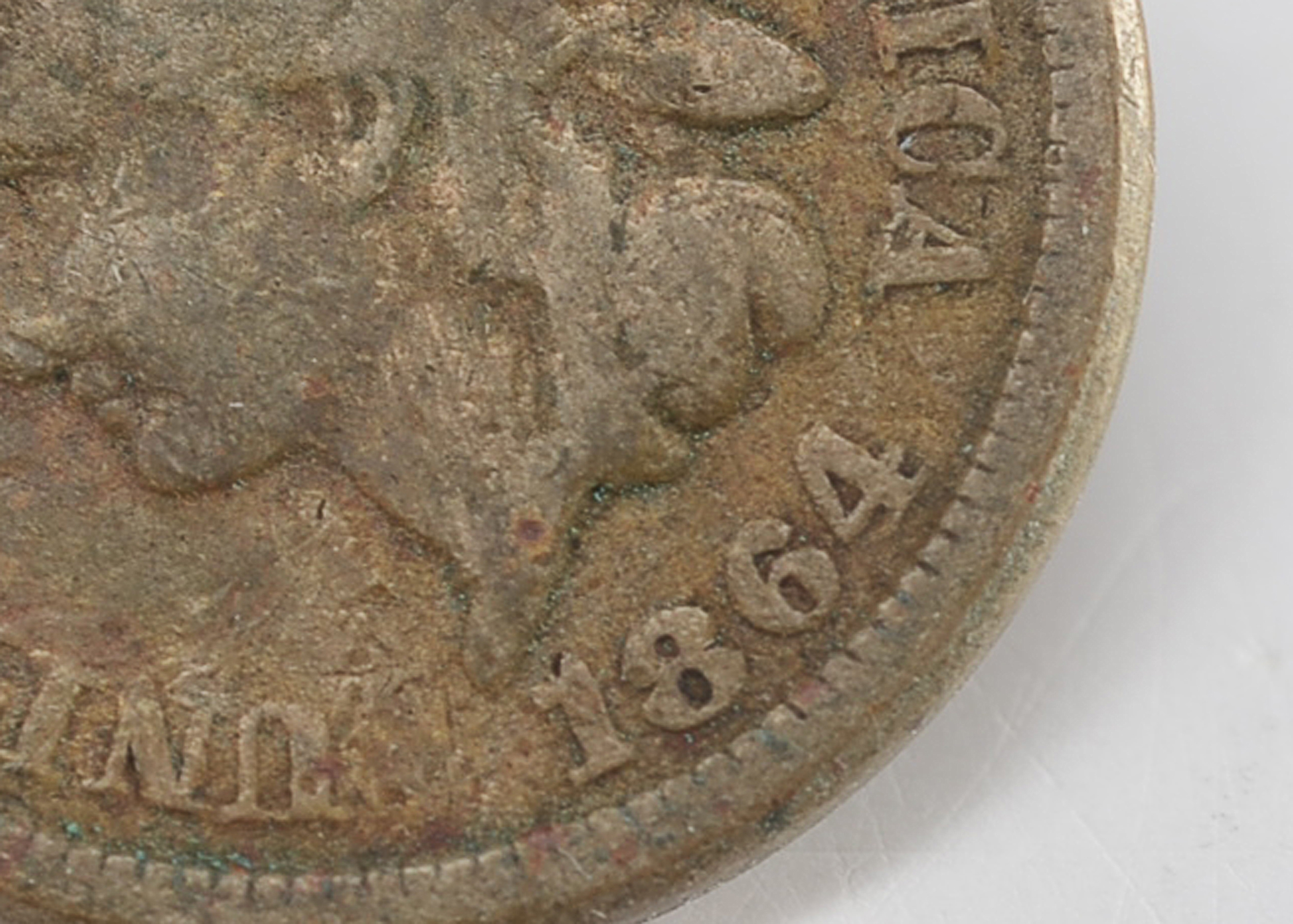 1864 Indian Head penny
