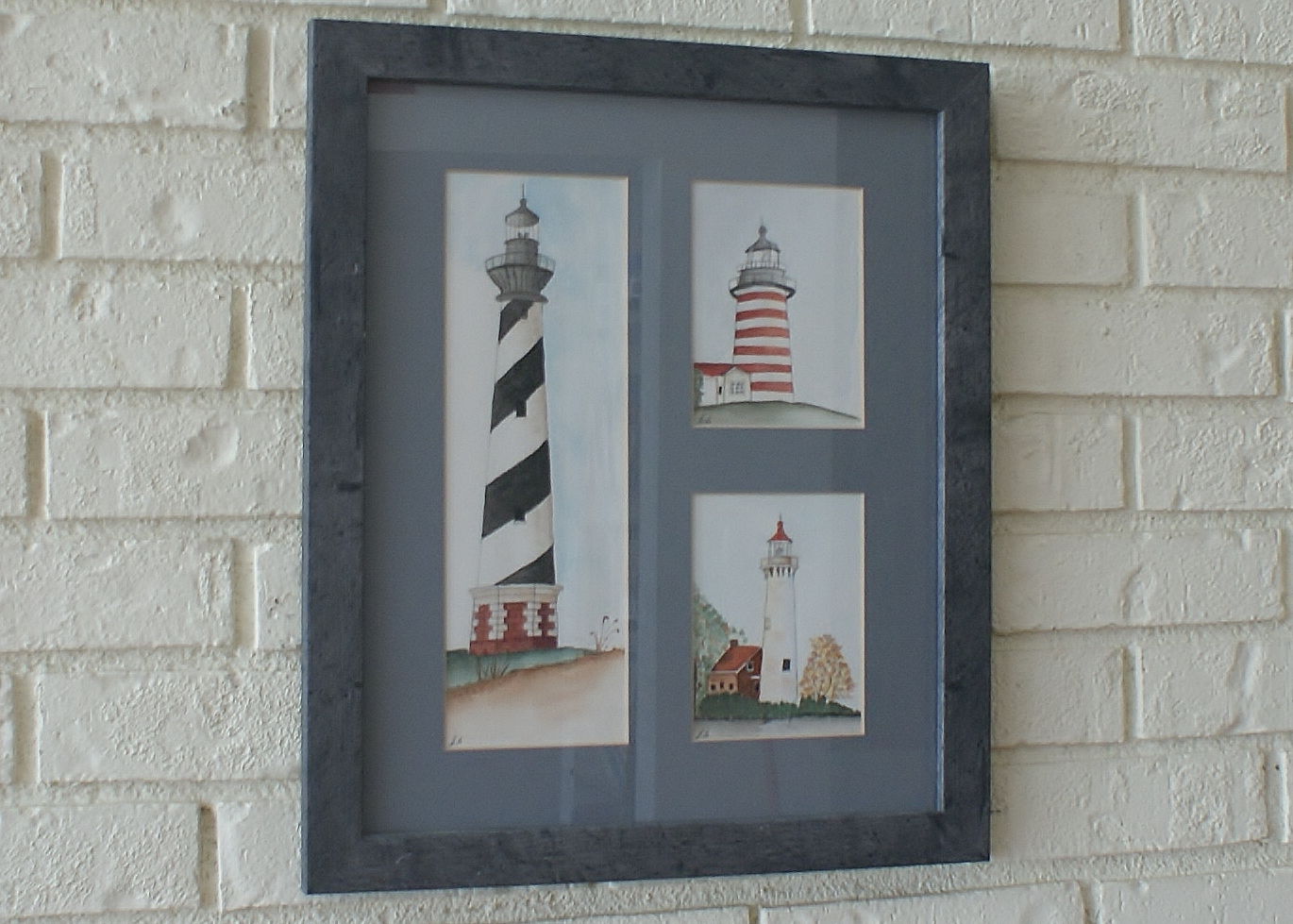 Edwina Arnold Series Of 3 Lighthouses