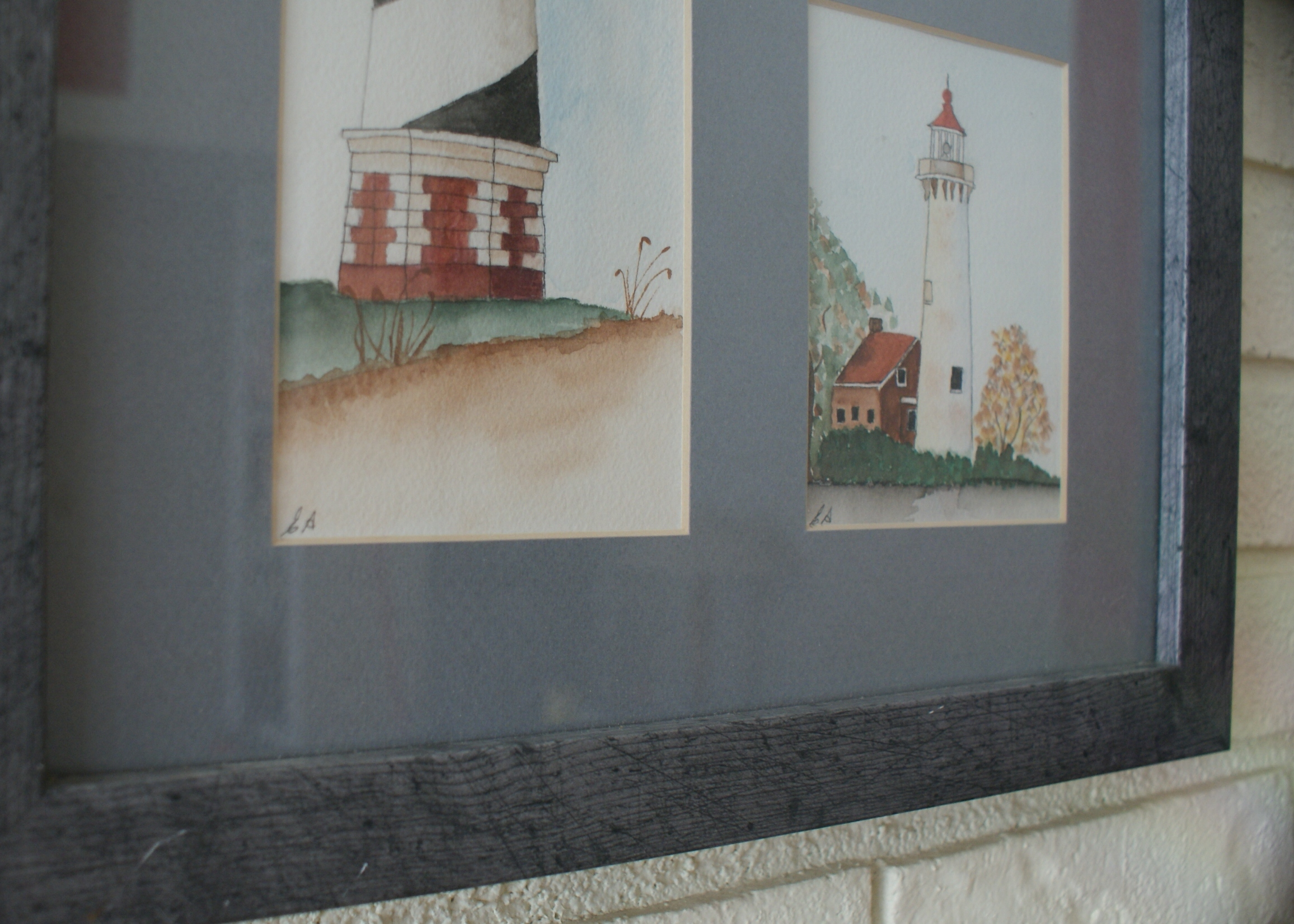 Edwina Arnold Series Of 3 Lighthouses