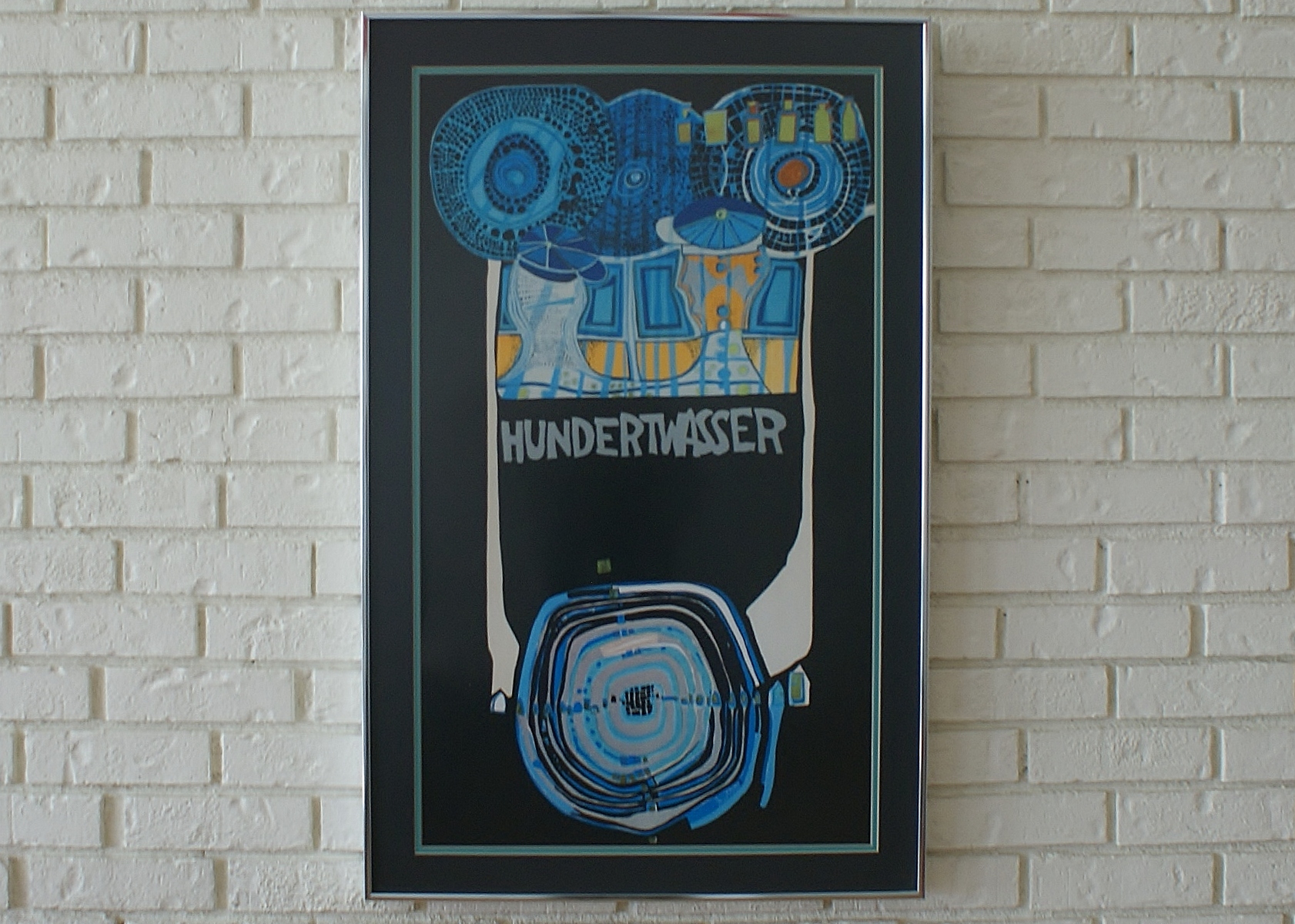  Friedensreich Hundertwasser Abstract Framed Print