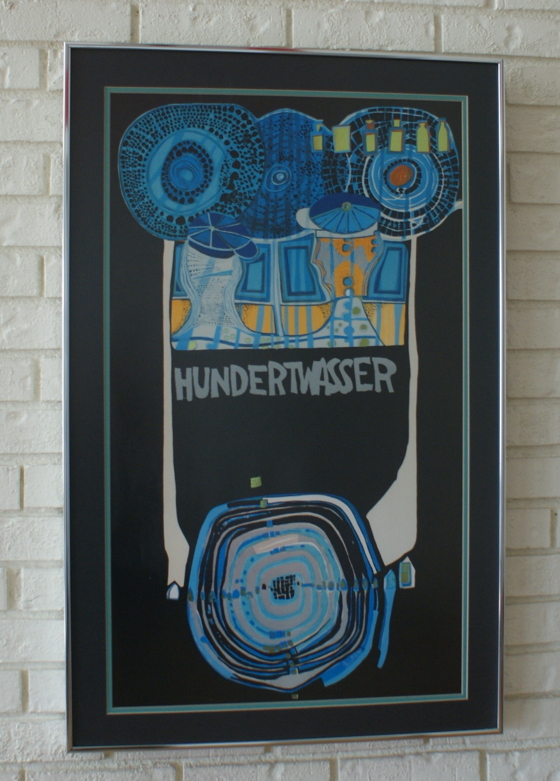  Friedensreich Hundertwasser Abstract Framed Print