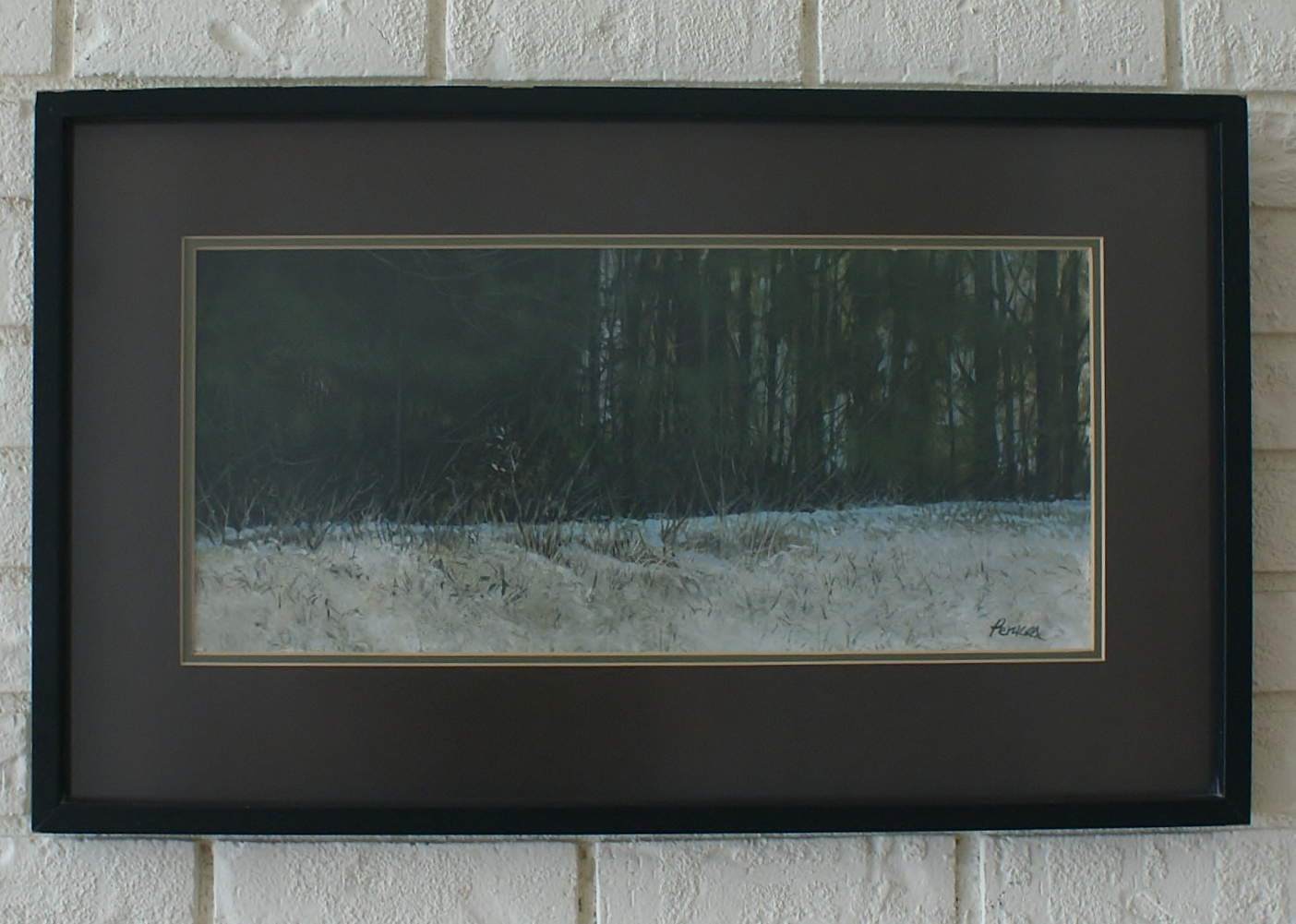 Perucca Winter Oblong Watercolor