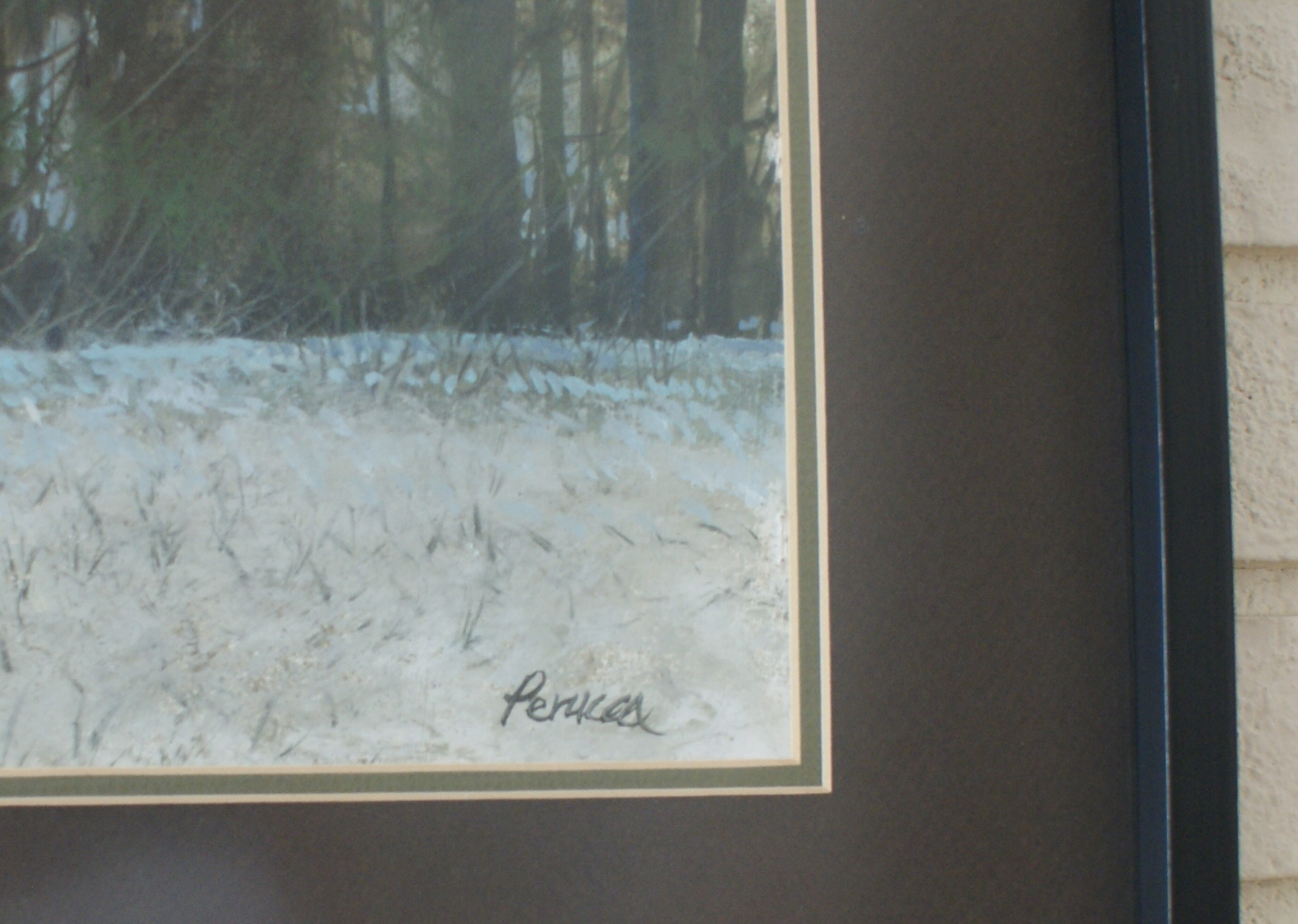 Perucca Winter Oblong Watercolor