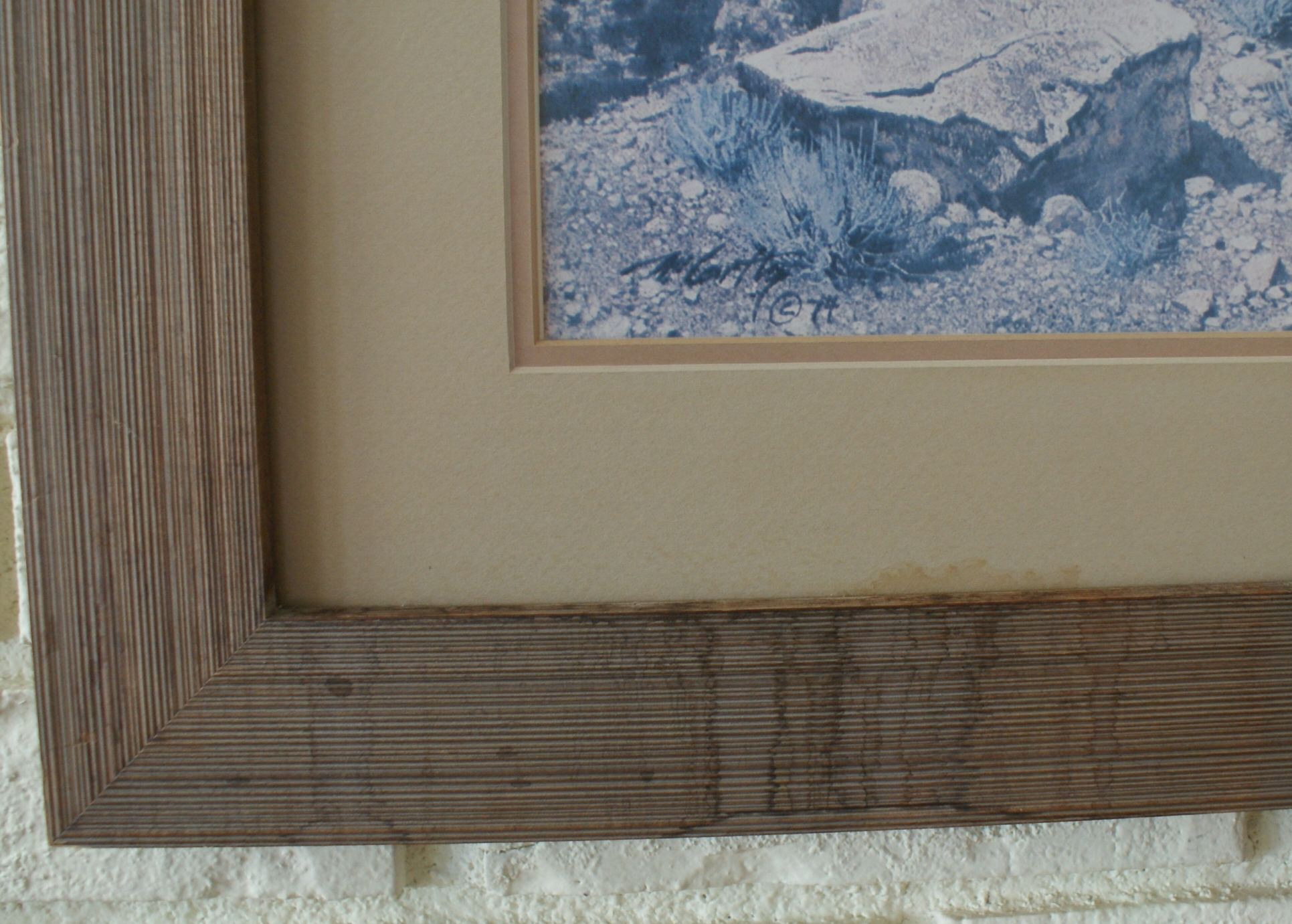 Frank McCarthy Print Native Americans On Cliff