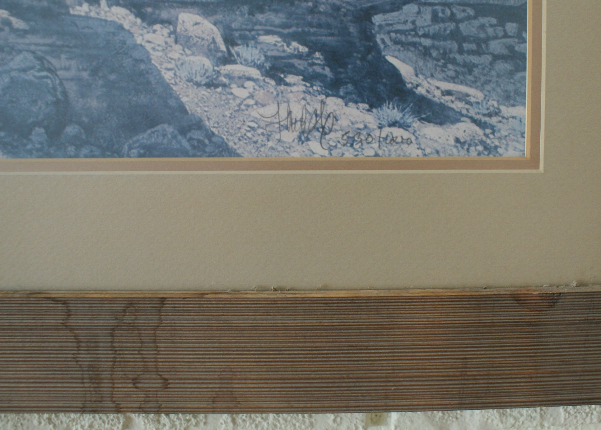 Frank McCarthy Print Native Americans On Cliff