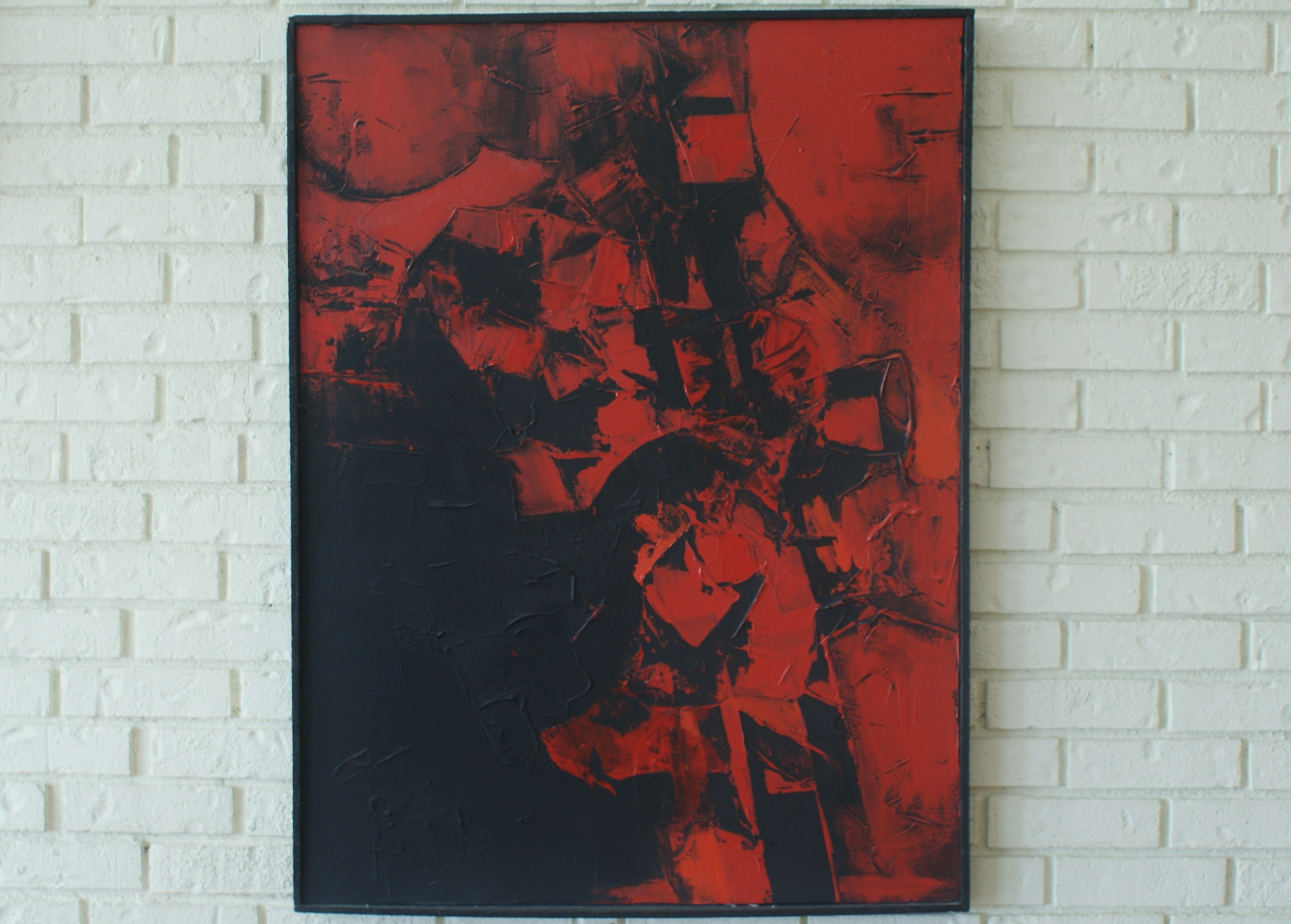 Roscoe Wallace Original Oil on Canvas Abstract painting