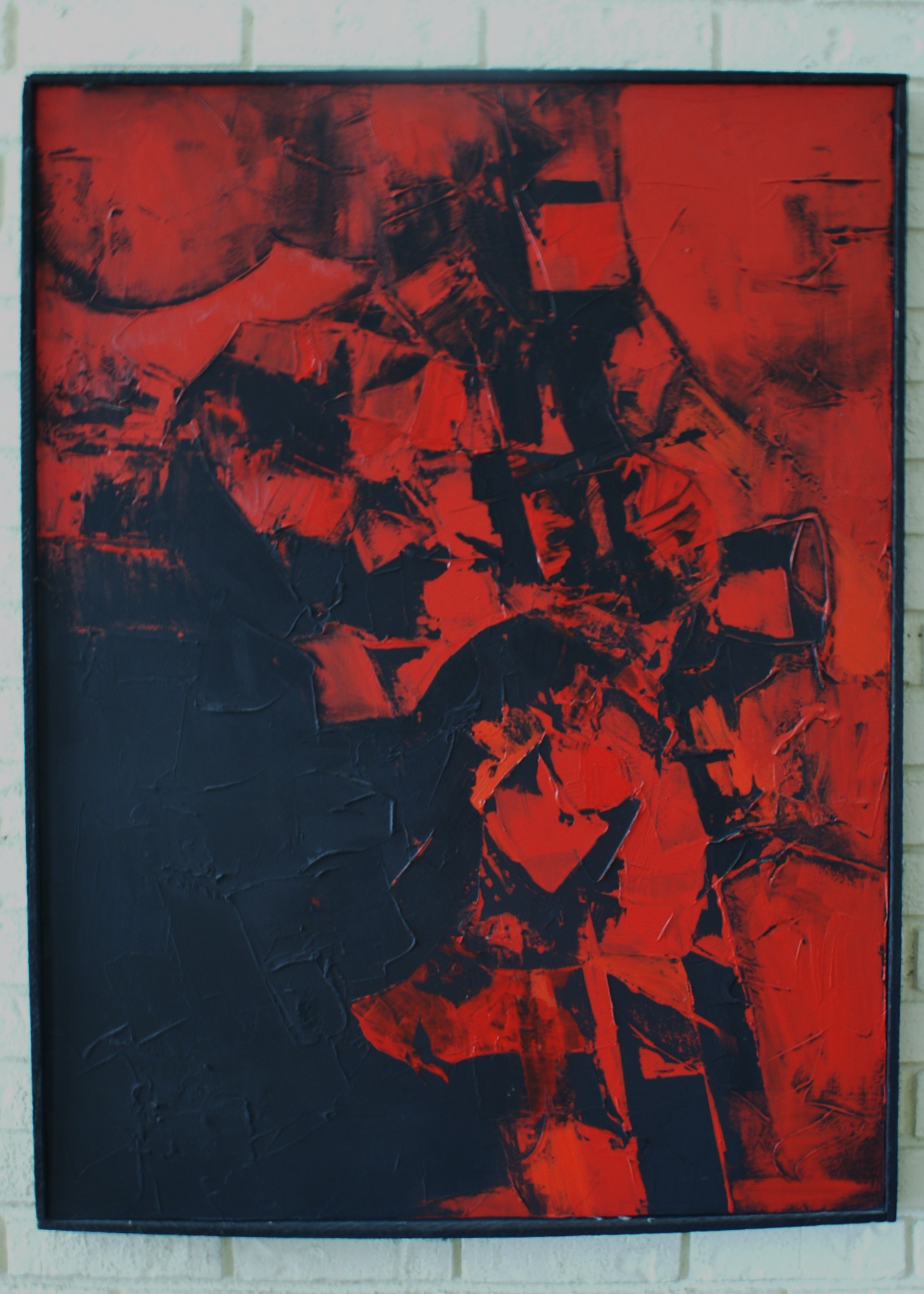 Roscoe Wallace Original Oil on Canvas Abstract painting