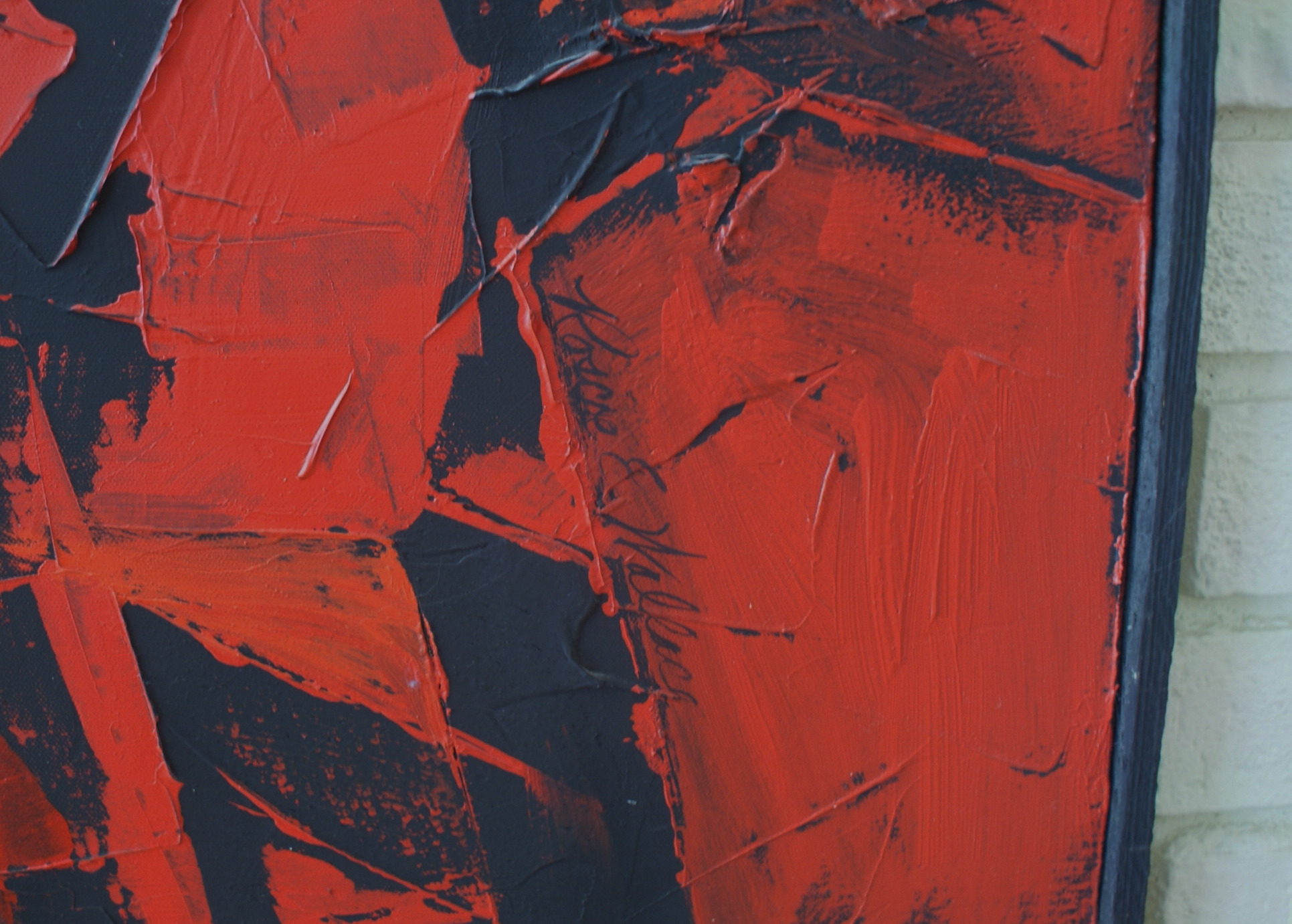 Roscoe Wallace Original Oil on Canvas Abstract painting