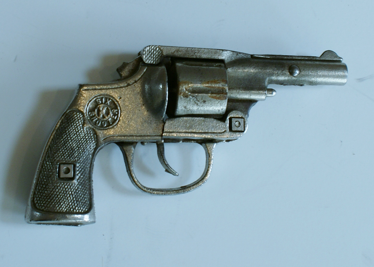Broken 1950's Toy Six Shooter Cap Gun