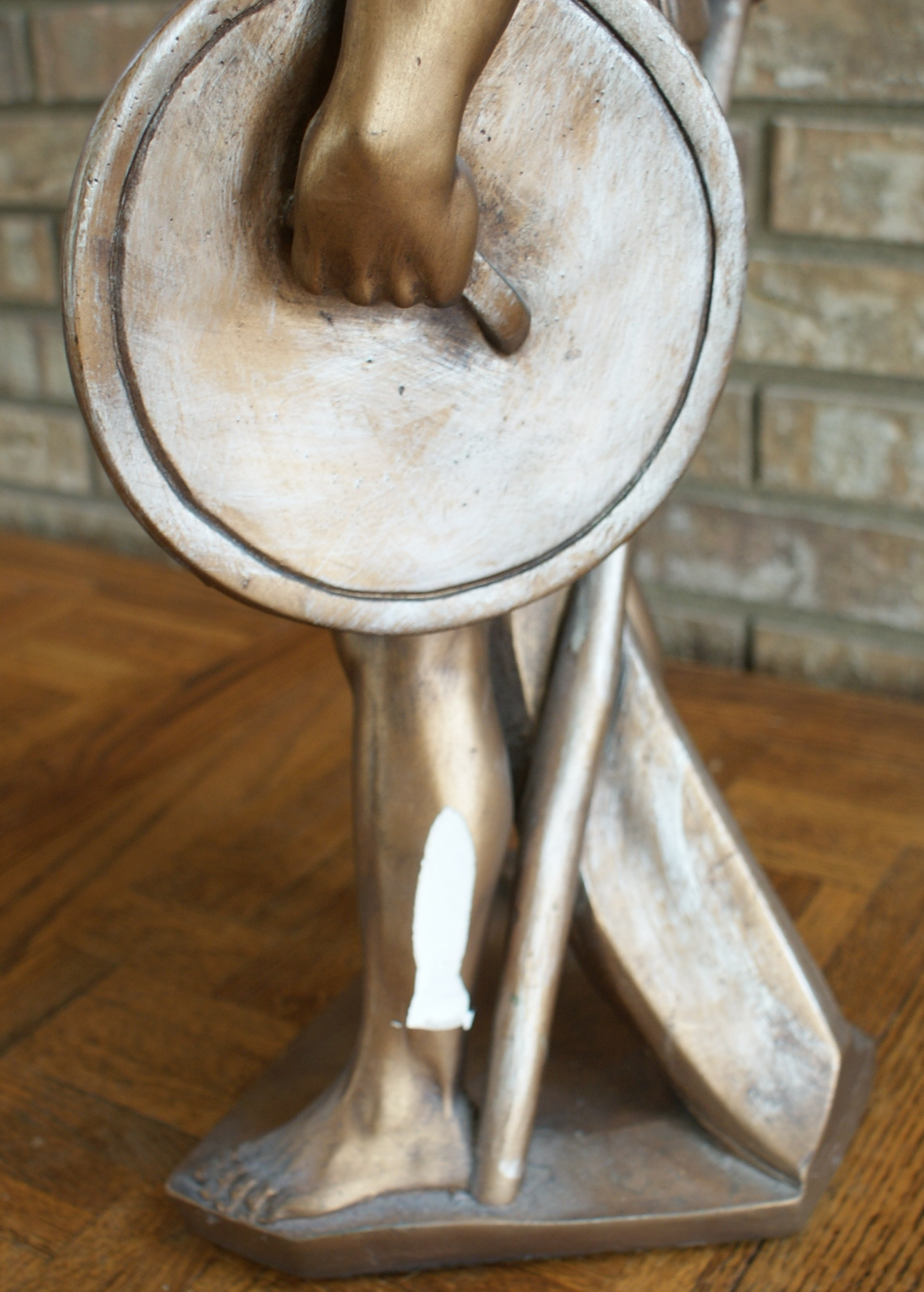 Mid Century African Woman and Man Head Statues