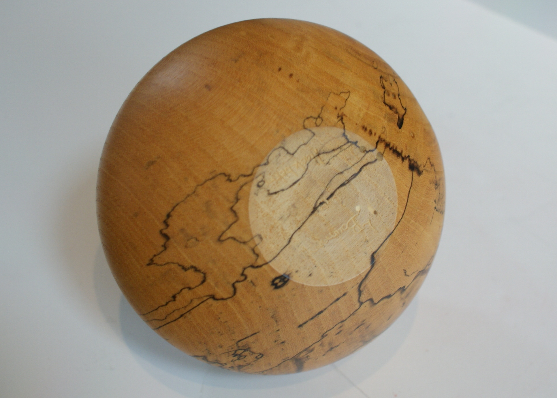 L. Baumann Burl Wood Vase