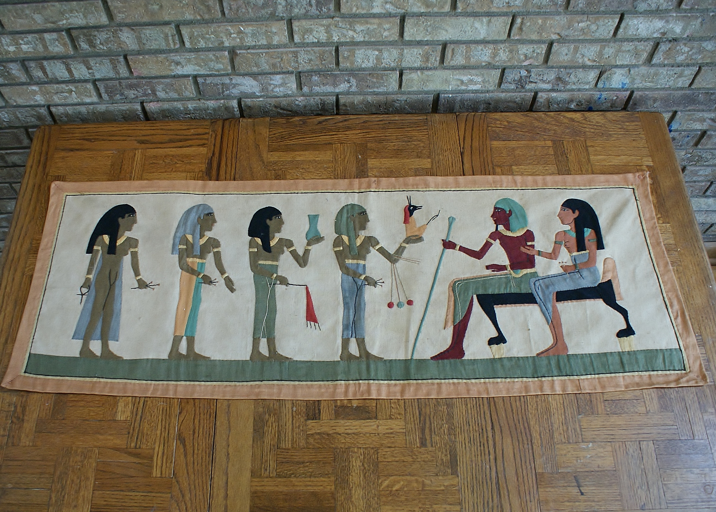 Egyptian Revival Cloth Hanging