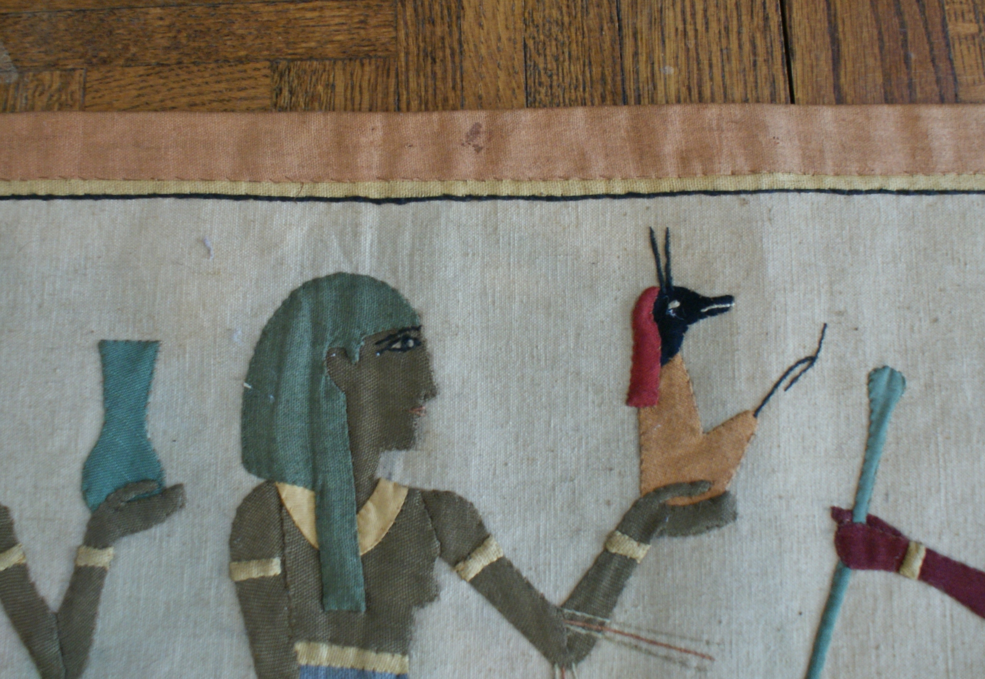 Egyptian Revival Cloth Hanging