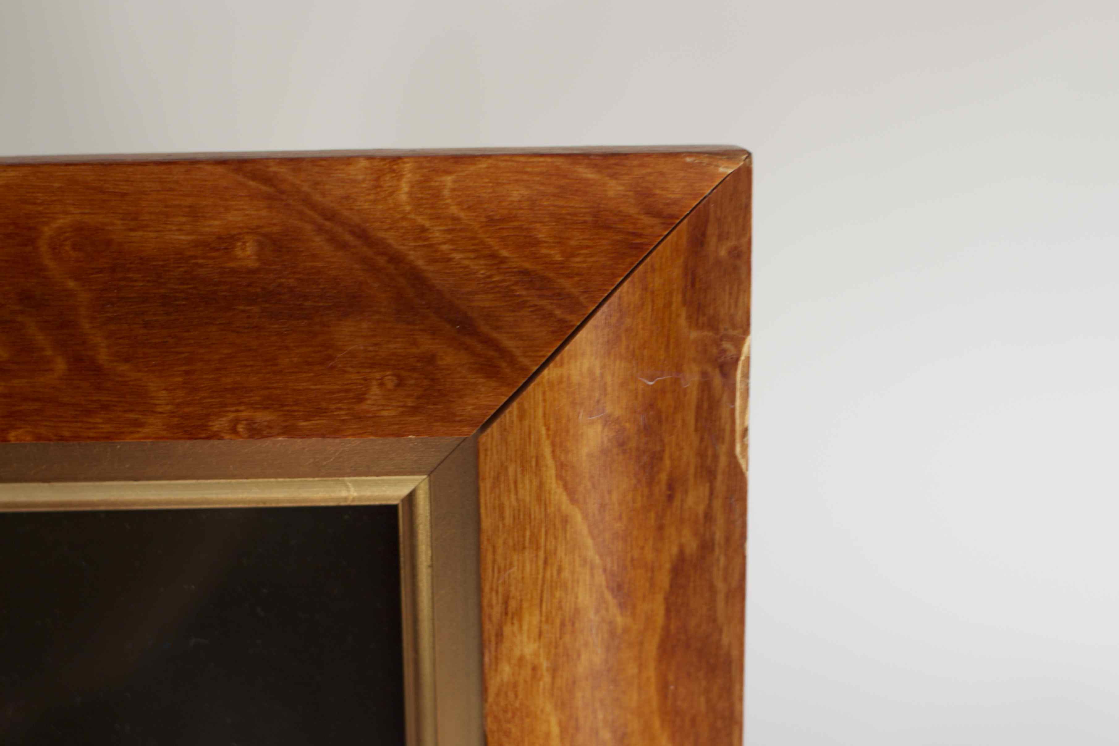 Reverse Glass Painting of Sailboats