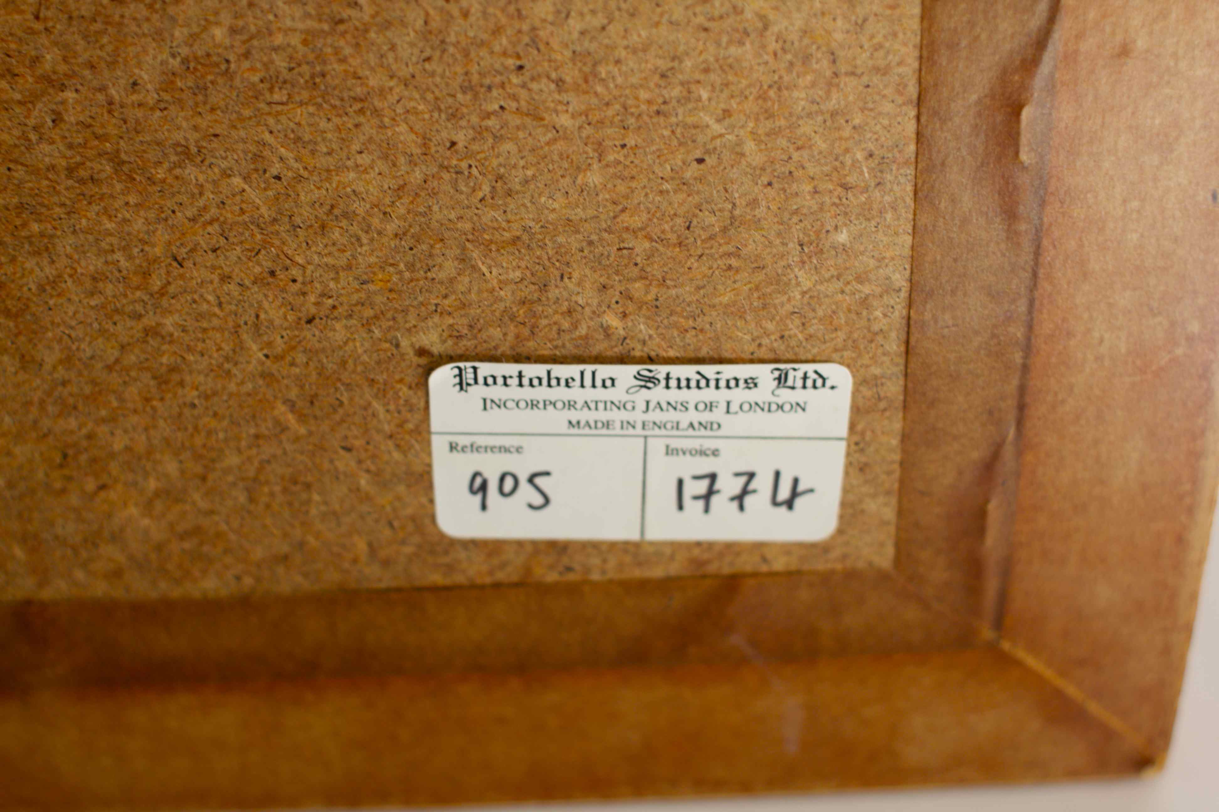 Reverse Glass Painting of Sailboats