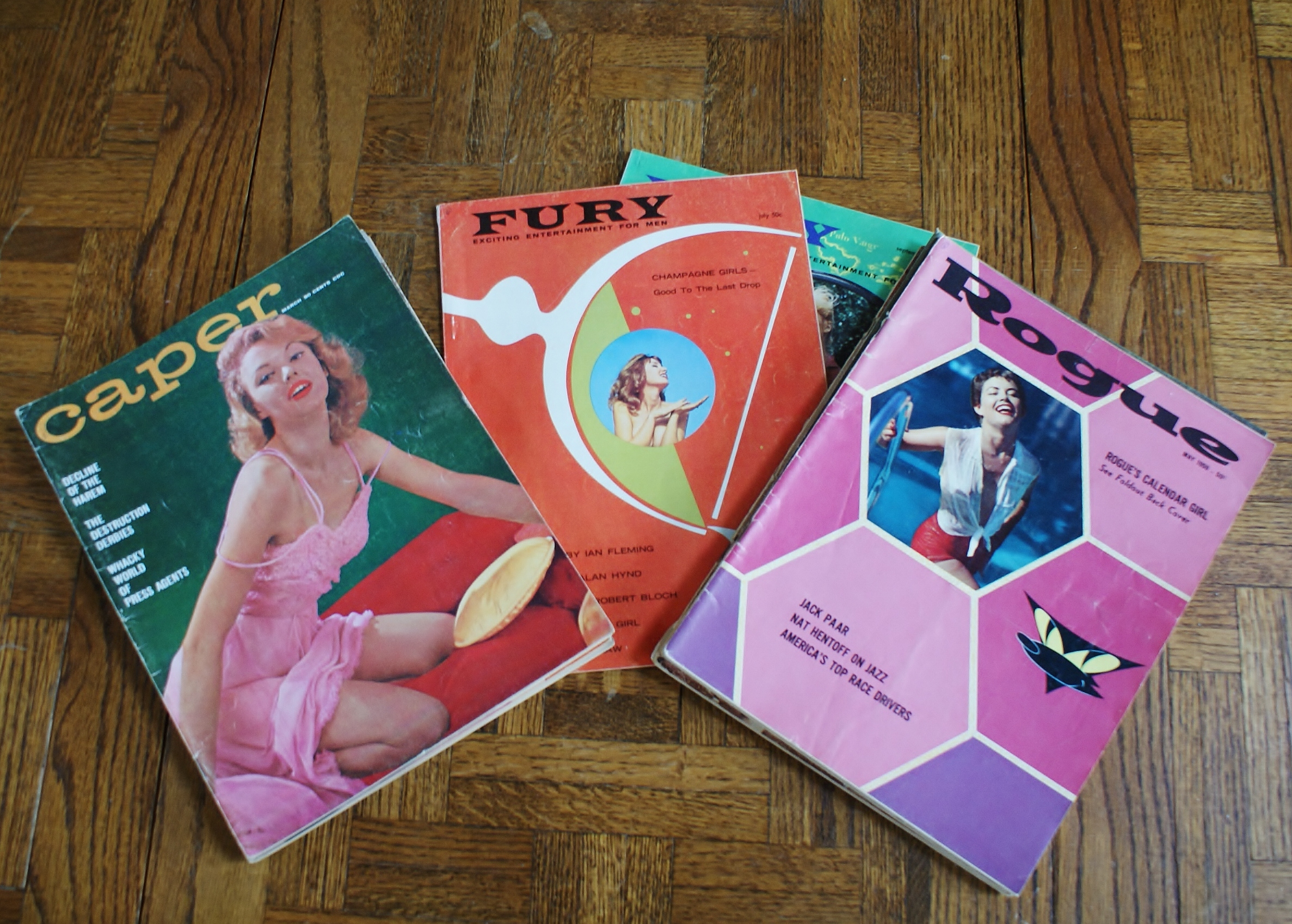 Lot of Vintage Pin up Magazines