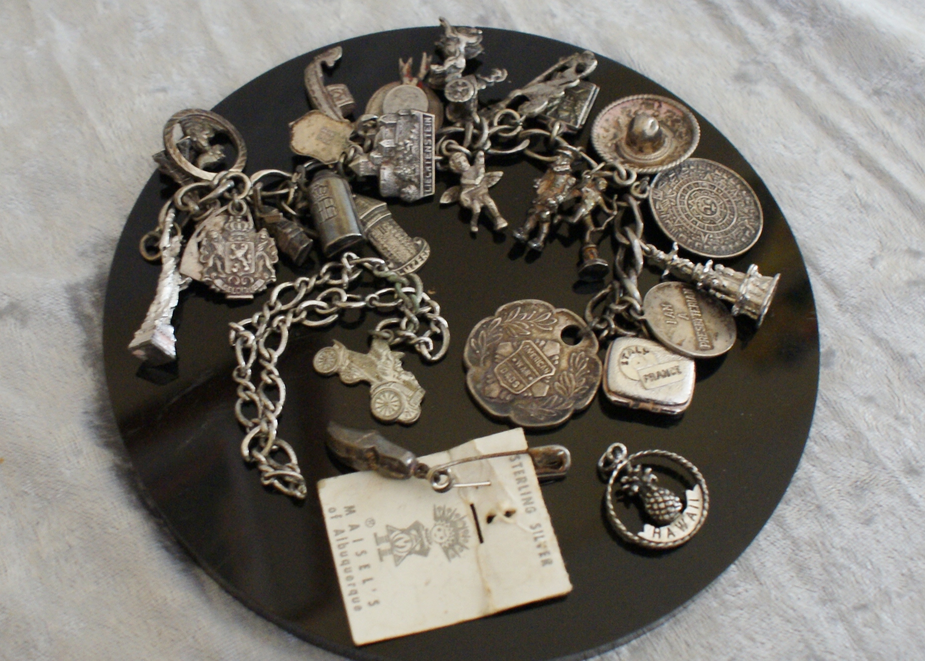 (28) Vintage Charms 800-Pure (2) Bracelets