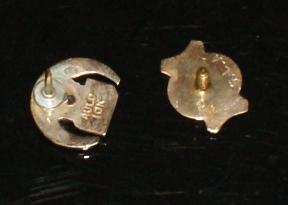 UCT 10K and Diamond Pin, Frisco 14K pin