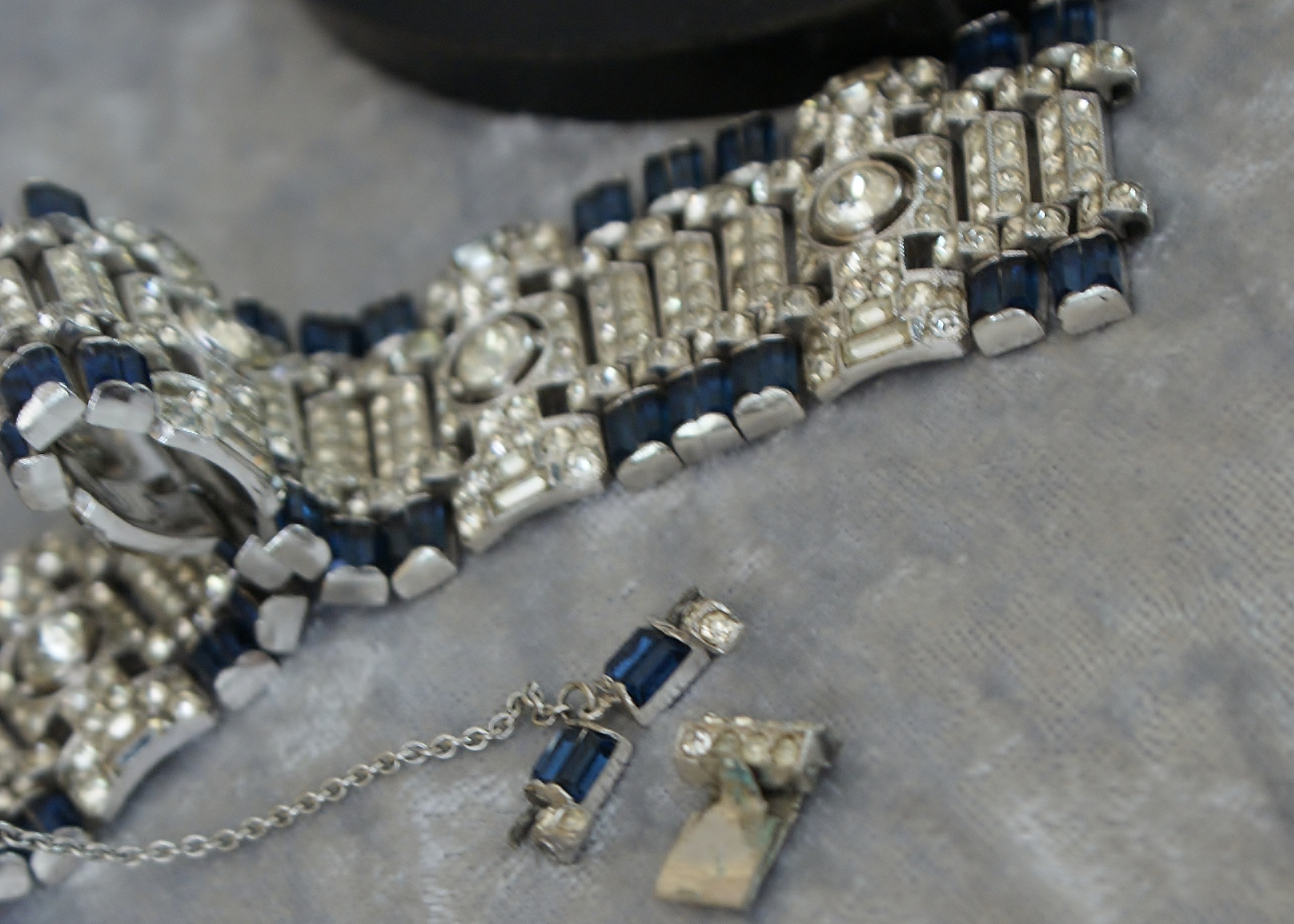 1940's Trifari Rhinestone Bracelet