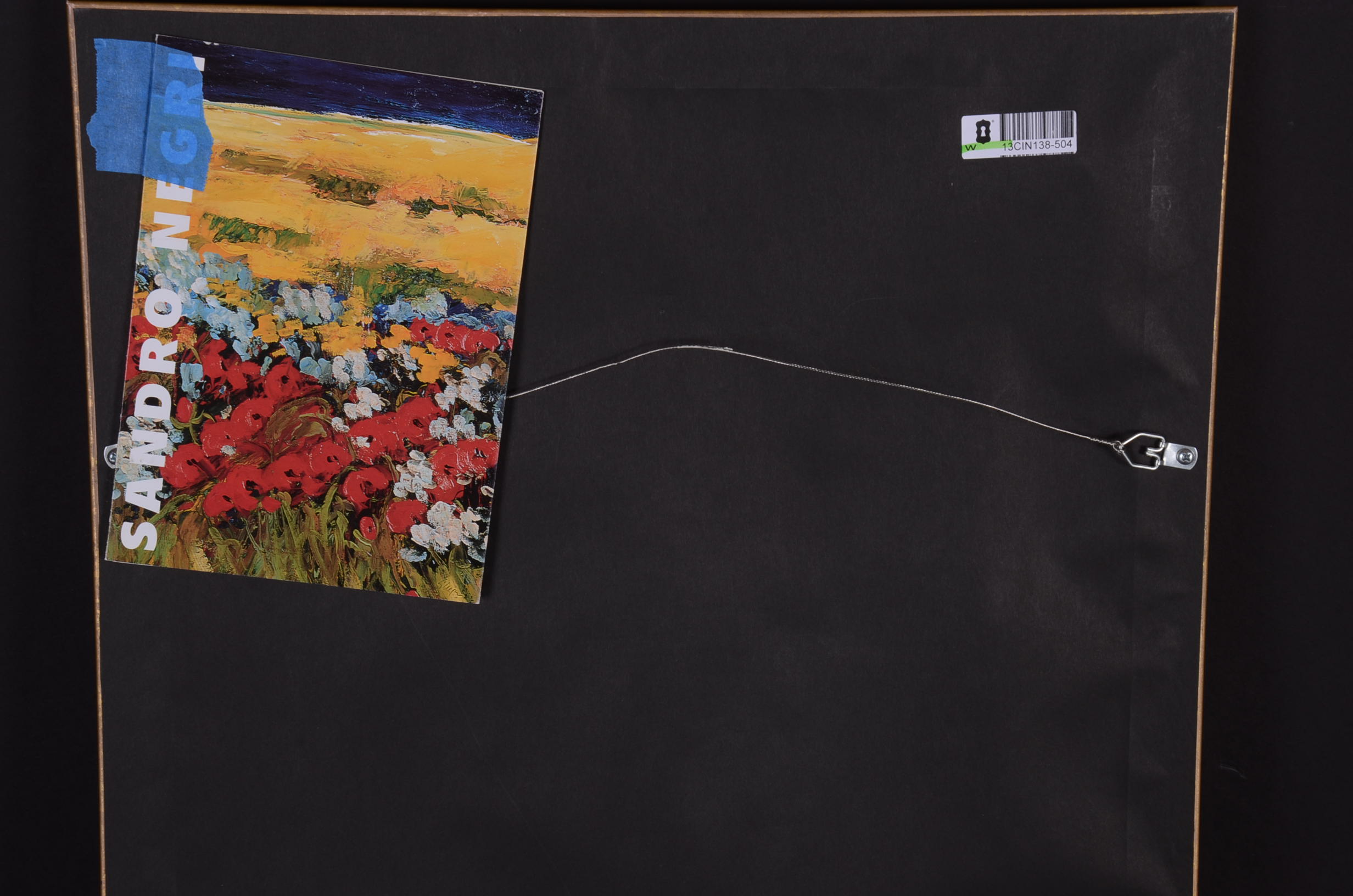 Originl Sandro Negri Oil on Paper Painting