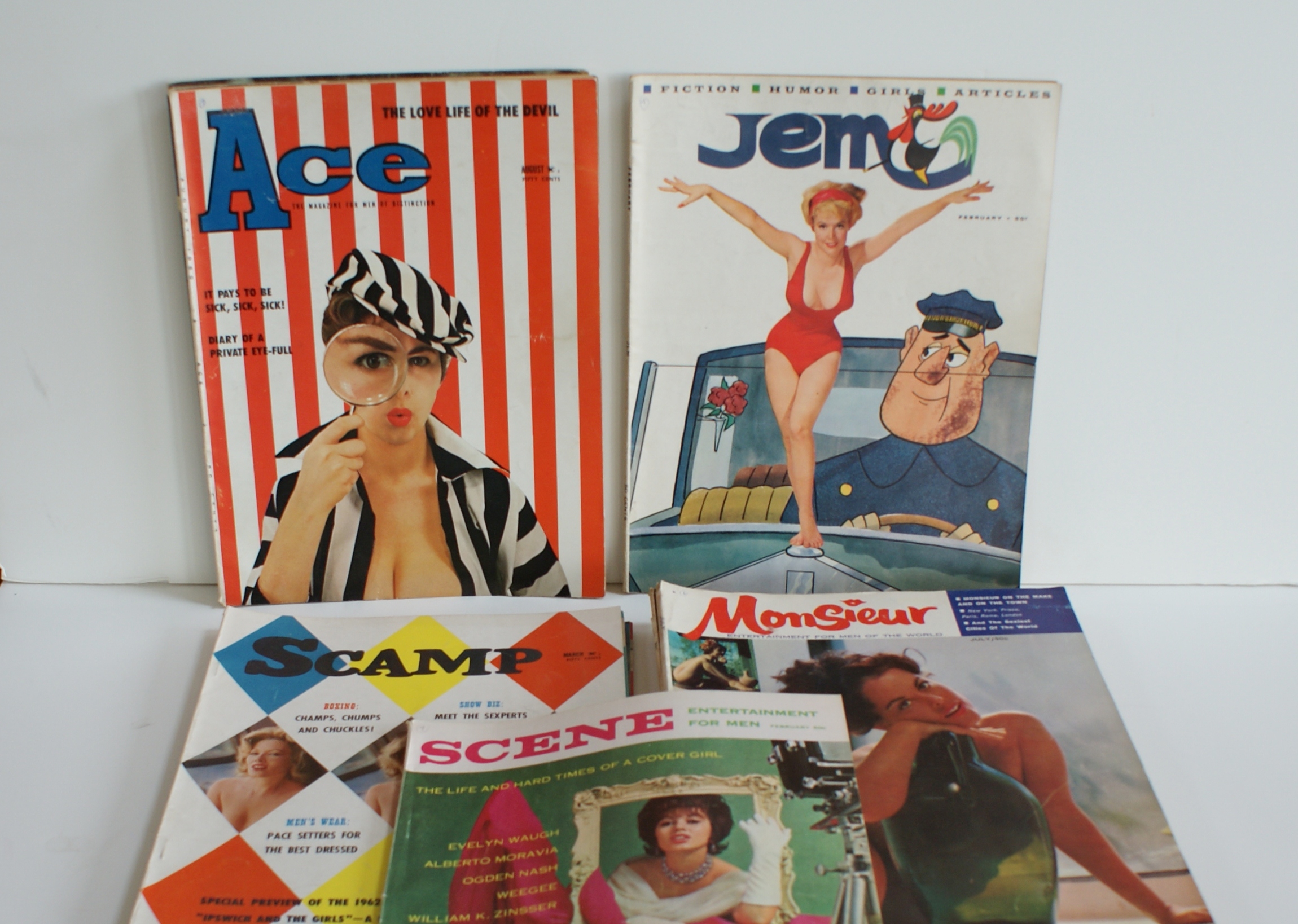 Vintage Pin up Magazine Lot